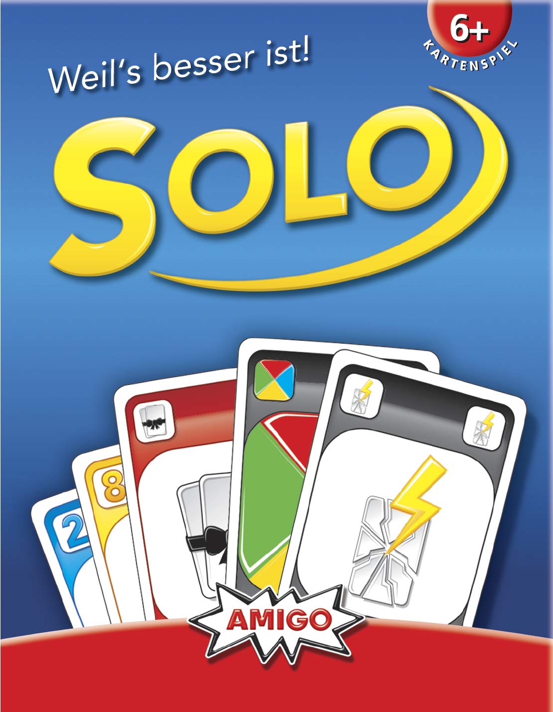 Solo Card Game: The World's Most Popular Card Game for 2-10 Players Ages 6+ | Perfect for Family Game Nights, Parties & Travel Entertainment