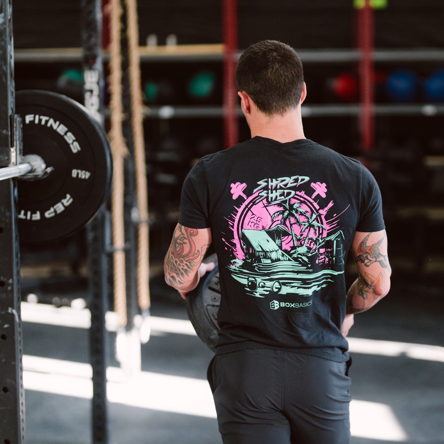 Box Basics Shred Shed Tee - Men's Graphic T-Shirt for Skateboarding & Streetwear | Casual Wear for Skaters & Urban Fashion