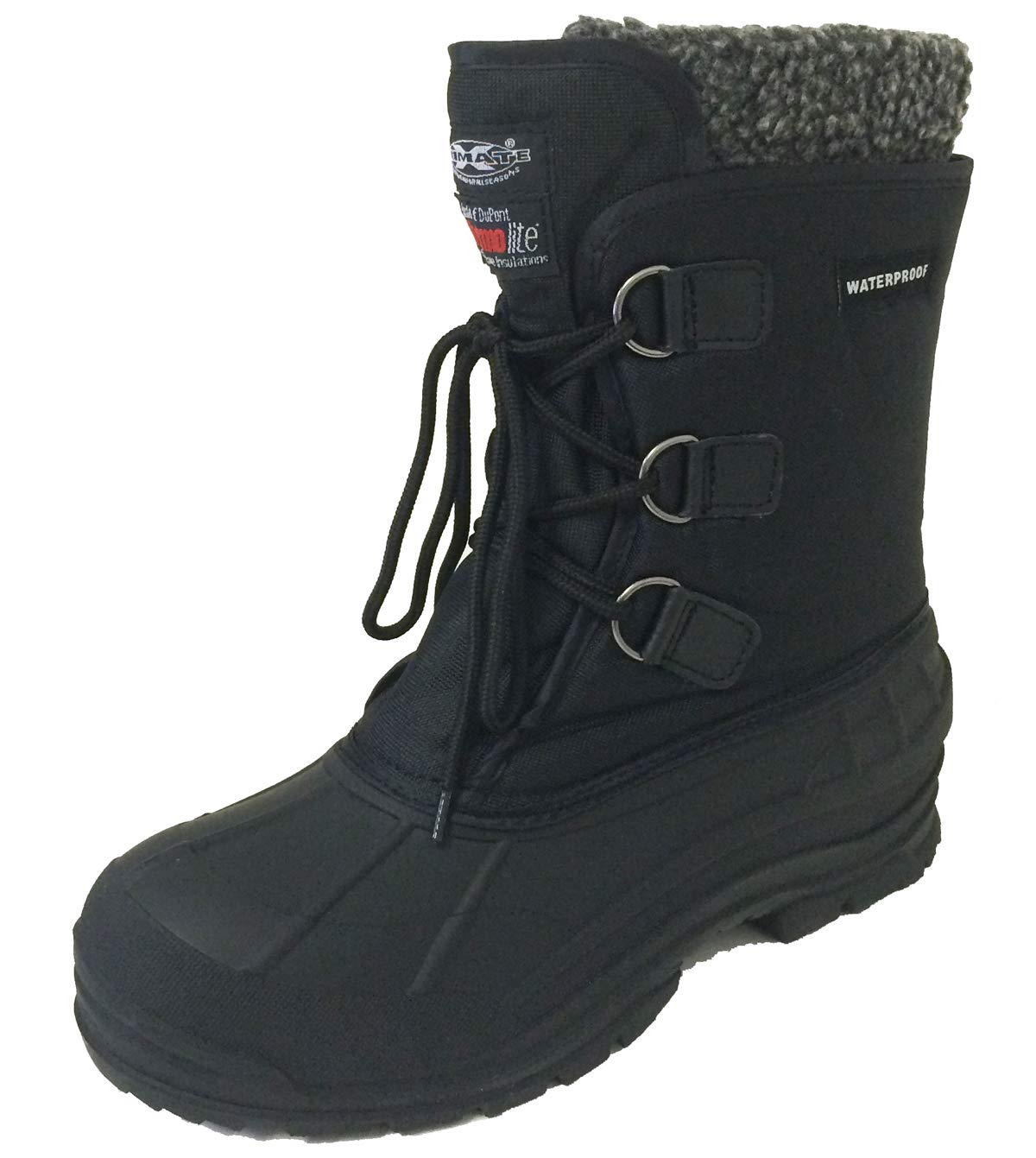 Men's Winter Boots - Waterproof & Insulated Snow Shoes for Cold Weather - Warm Thermolite Lined for Hiking, Snowboarding & Outdoor Activities