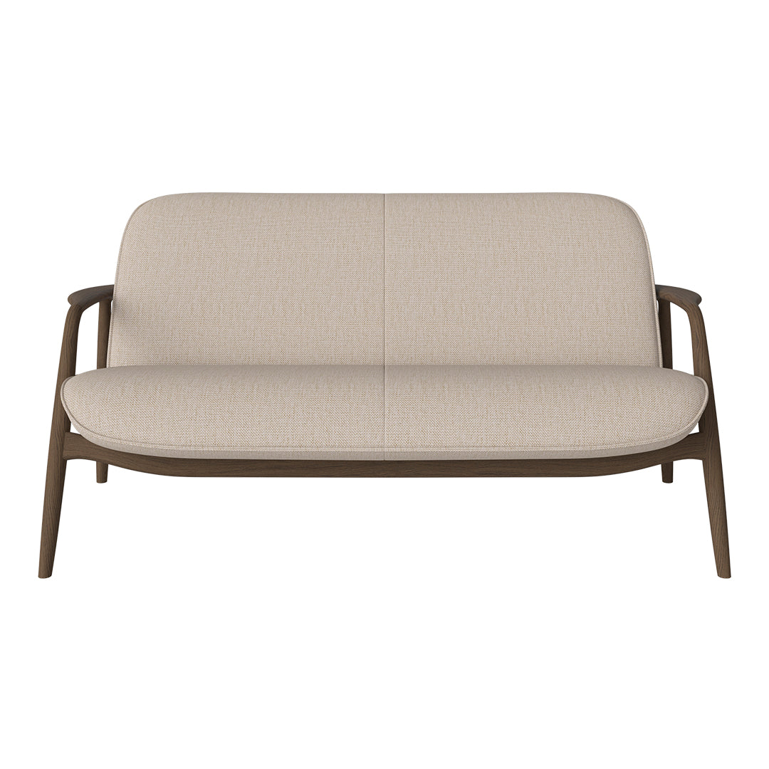 Bowie 2 Seater Sofa - Modern Fabric Loveseat for Small Spaces | Perfect for Living Room, Apartment & Office | Free Shipping