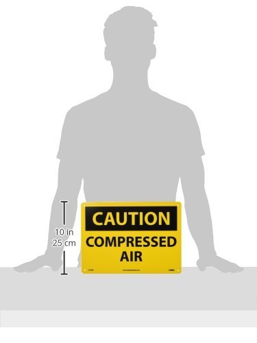 OSHA Compliant CAUTION - COMPRESSED AIR Safety Sign | 14