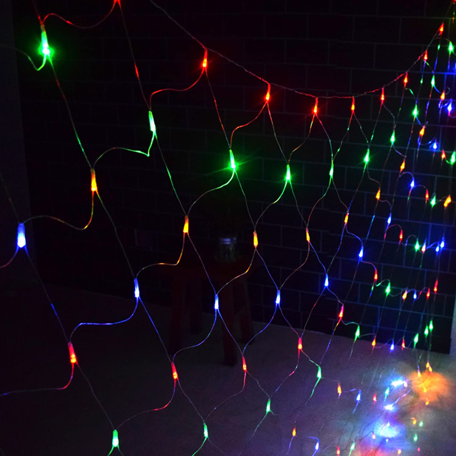 Outdoor Christmas Net Lights - Waterproof 8 Lighting Modes LED String Mesh Lights for Xmas Trees, Weddings, Gardens & Parties (US Plug) | Perfect for Holiday Decorations, Backyard Lighting & Festive Events