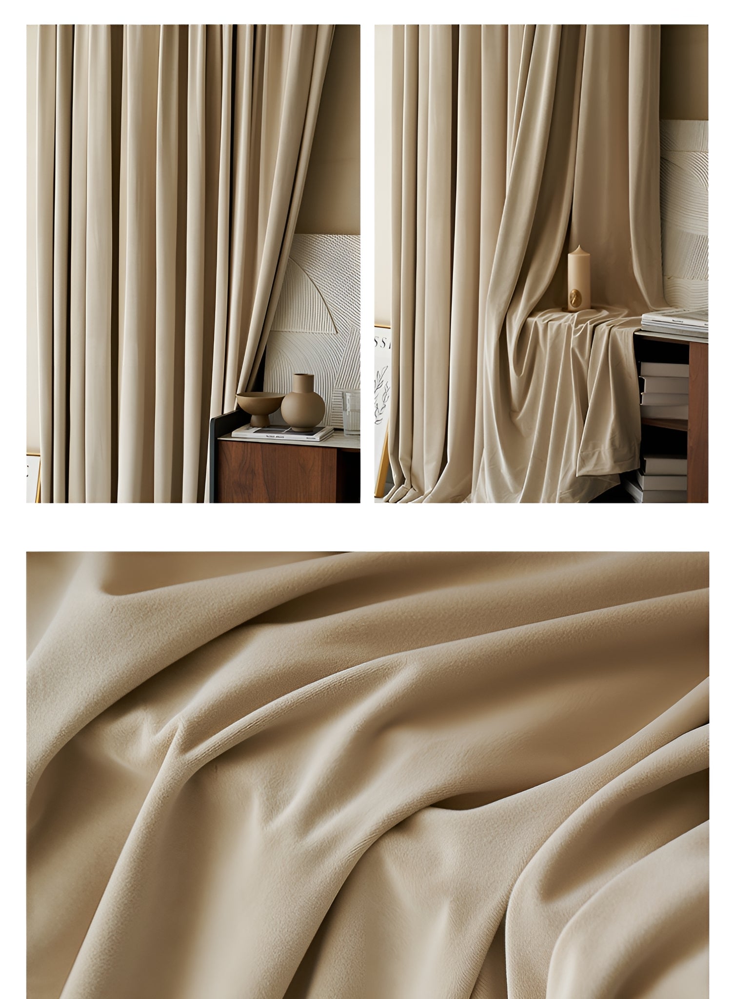 Veronica Solid Blackout Curtains for Bedroom - Custom Room Darkening Window Treatment for Better Sleep & Light Control - Perfect for Nursery, Home Theater & Shift Workers