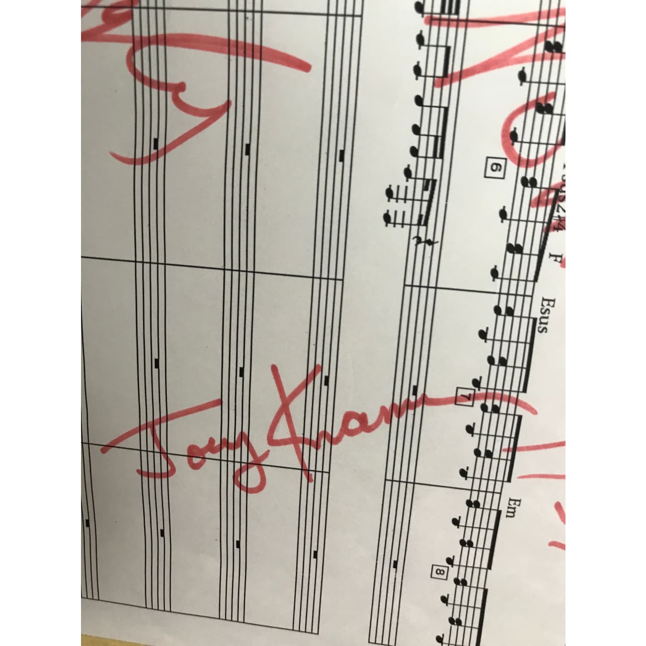 Aerosmith Signed 