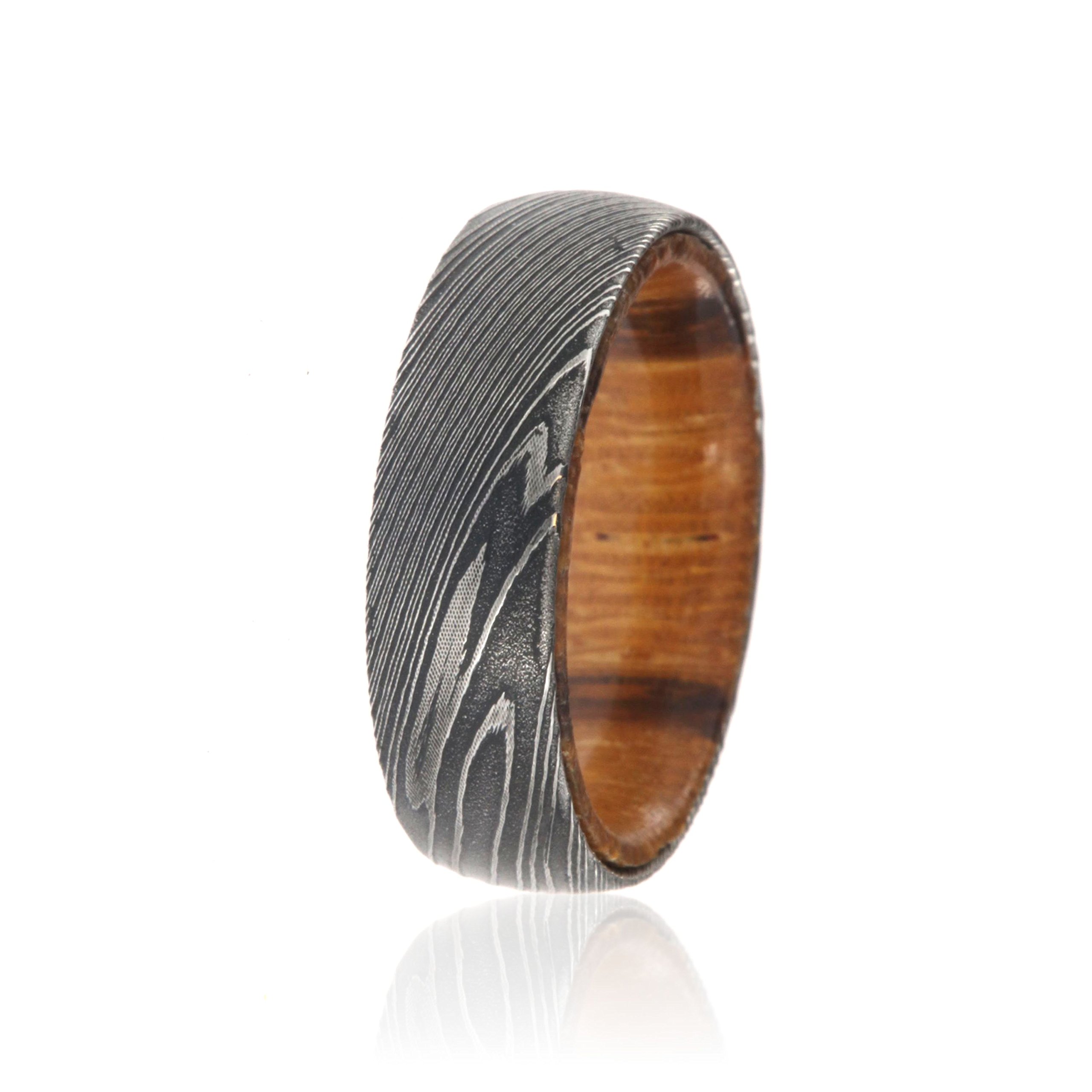 Authentic USA Made Men's Wedding Bands - Premium Tungsten or Titanium Rings with Comfort Fit & Wood Gift Box - Perfect for Engagements, Anniversaries and Special Occasions
