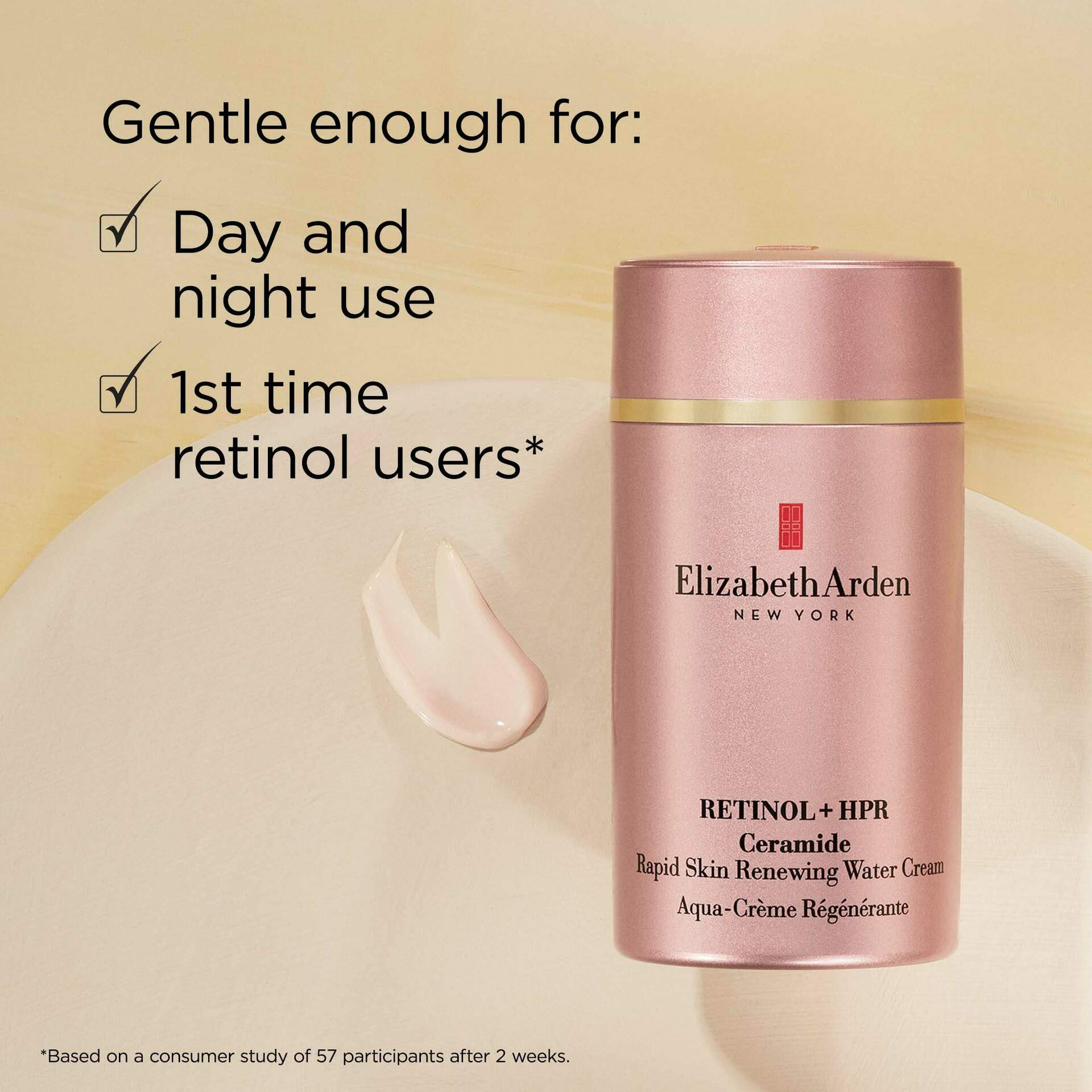 Retinol + HPR Ceramide Moisturizing Face Cream for Wrinkles & Dry Skin - Anti-Aging Night Cream for Women & Men - Hydrating Skincare for Face, Neck & Décolleté