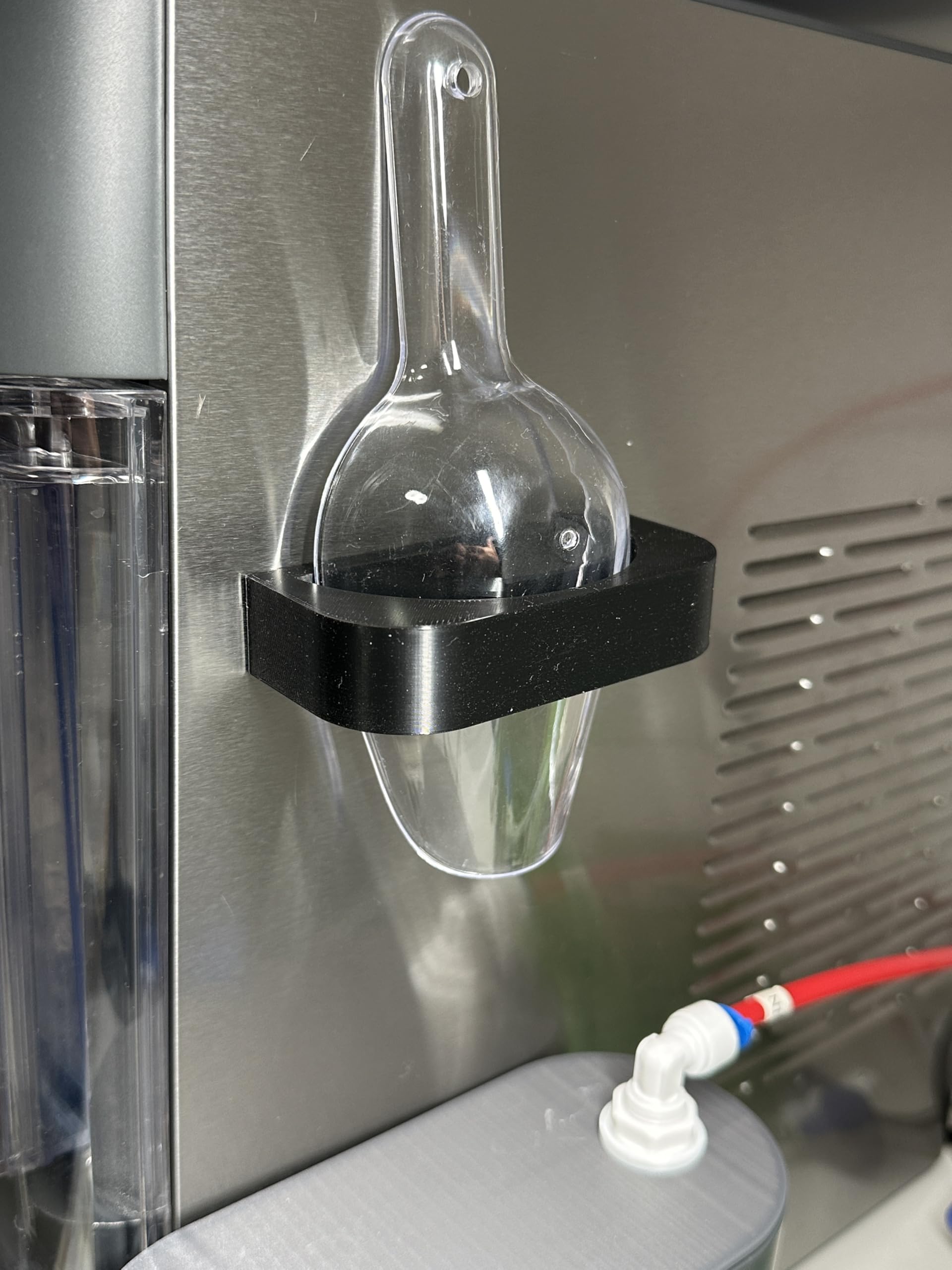 Magnetic Ice Scoop Holder for GE Opal Nugget Ice Makers - Black Standard Design | Perfect for Kitchen, Bar, and Outdoor Use with Your Ice Machine