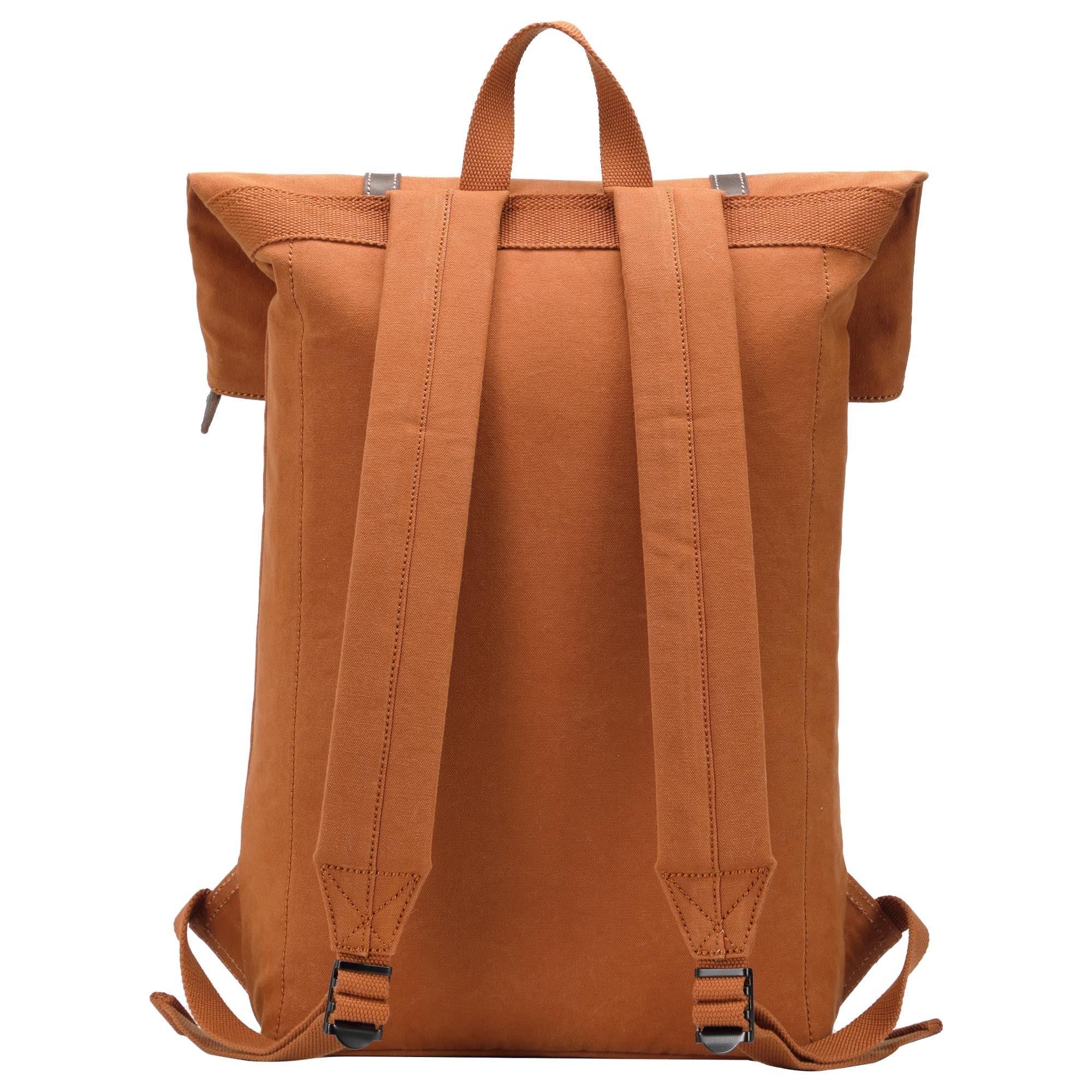 TRP0425 Troop London Heritage Canvas 15 Inch Laptop Backpack - Waterproof Smart Casual Daypack with Foldable Top for Work, School & Travel | Durable Business & College Backpack