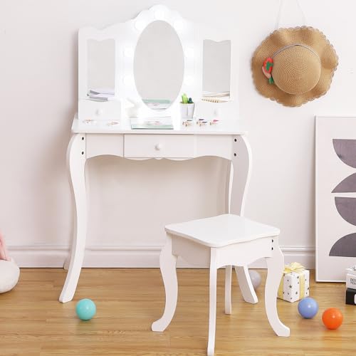 White With 3 Storage