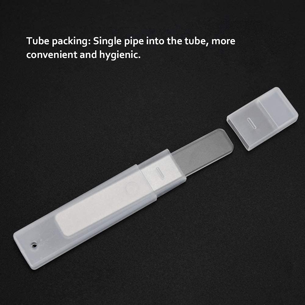 VOIISH Glass Nail Shiner - Crystal Nano Glass Nail Files for Natural Nails, Smooth Nail Buffer & Polisher for Fingernails & Toenails, Durable Nail Shaper & Filer Tool - Perfect for At-Home Manicures, Salon Use & Travel Nail Care