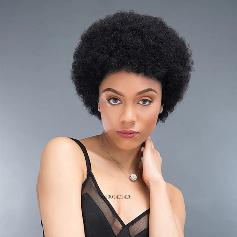 Big Curly Wigs for Black Women - Synthetic Hair Replacement Full Wigs | Colly Hairstyle | Perfect for Cosplay, Halloween Costume & Party | Short Curly Wig for Daily Wear & Special Occasions