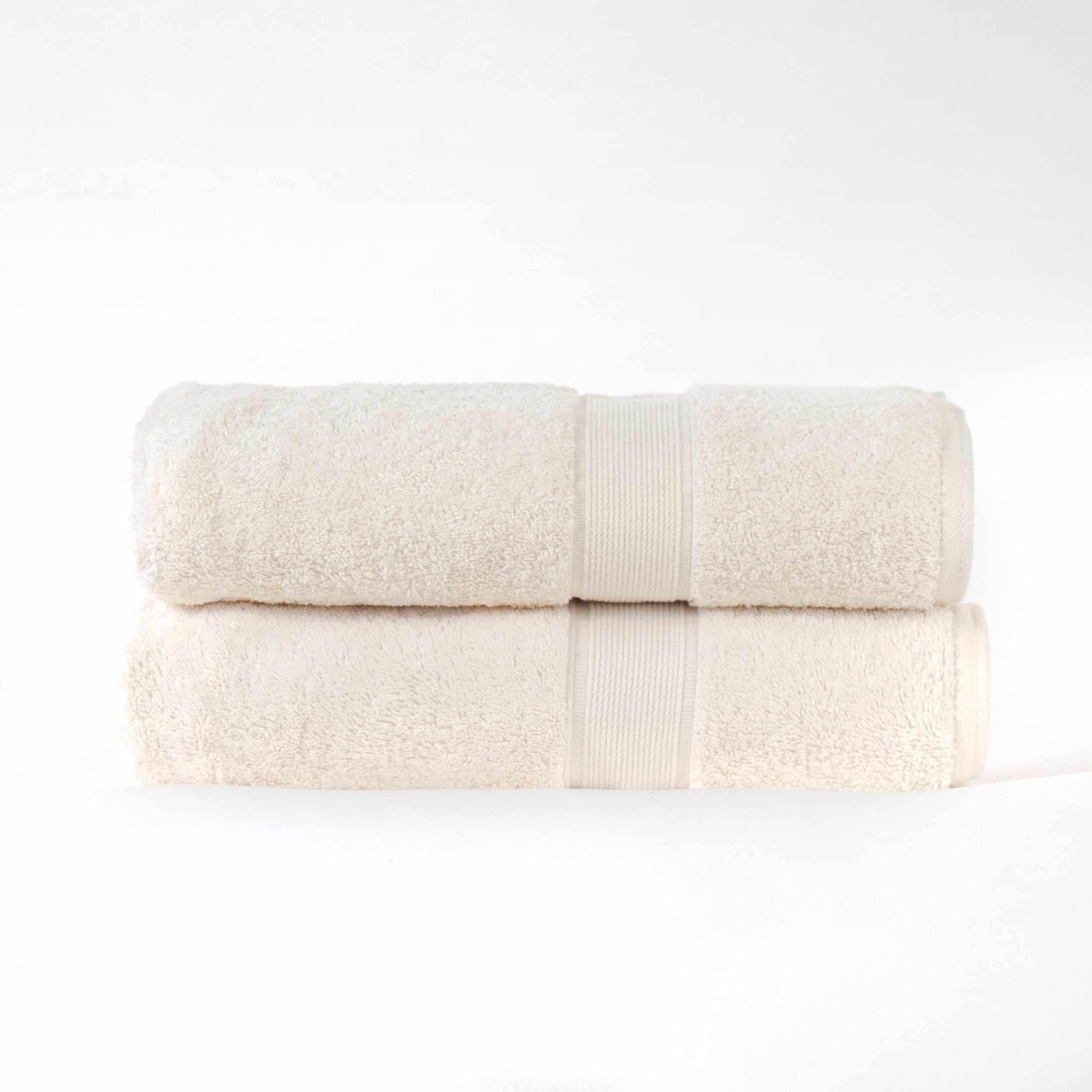 Premium Organic Cotton 650 GSM 2-Piece Bath Sheet Set - Ultra Soft & Absorbent Towels for Spa, Hotel & Luxury Bathroom Experience
