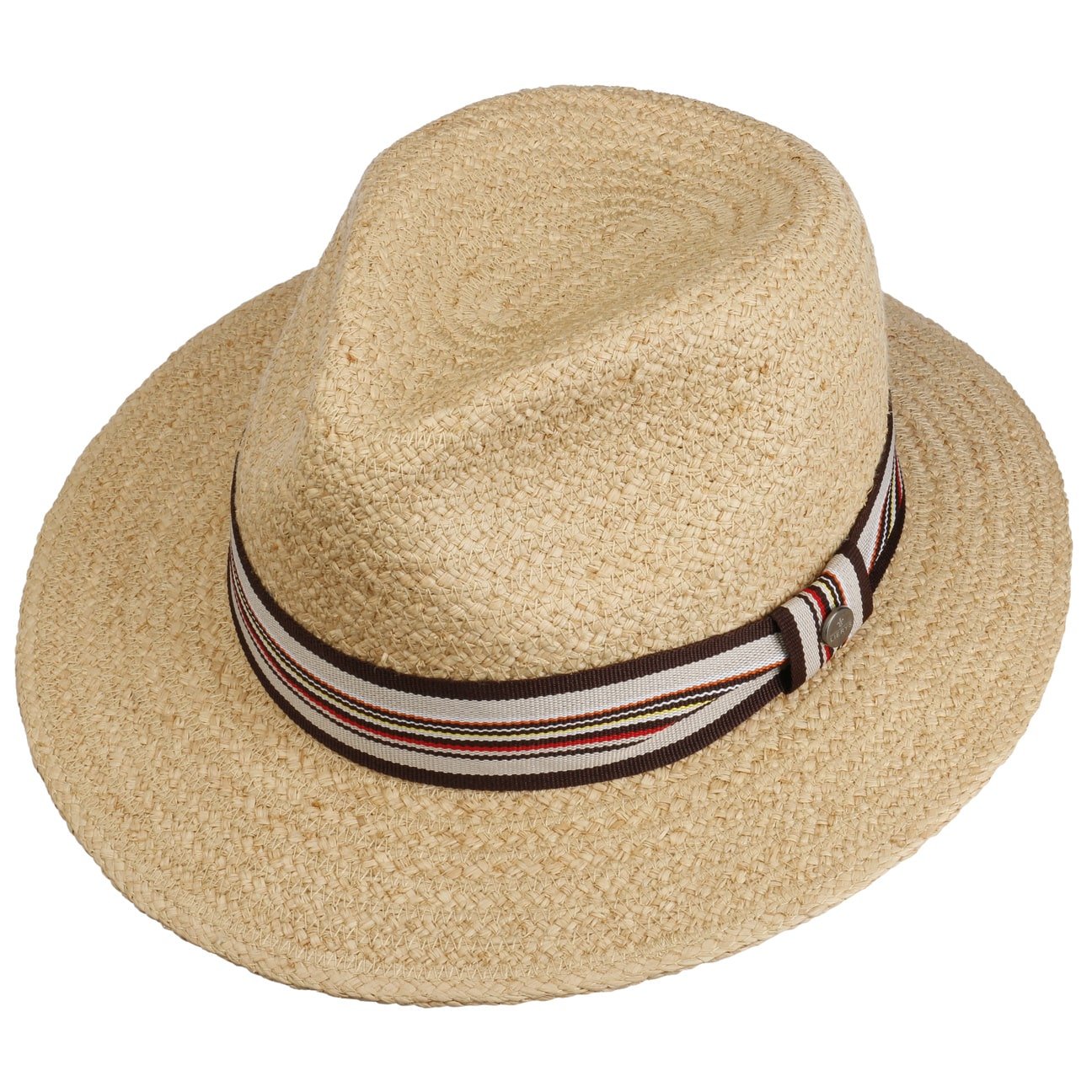 Belrivo Traveller Raffia Hat by Lierys - Stylish Sun Hat for Women, Wide Brim Beach Hat, Summer Vacation Accessory, Perfect for Travel, Beach, Pool, and Outdoor Activities