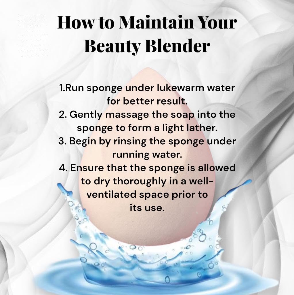 Fresh up™ Beauty Blender Makeup Sponge - Reusable & Washable Foundation Sponge for Streak-Free Application, Vegan & Latex Free, Multicolor (Pack of 7) - Perfect for Liquid Foundation, Concealer & Cream Blush Application