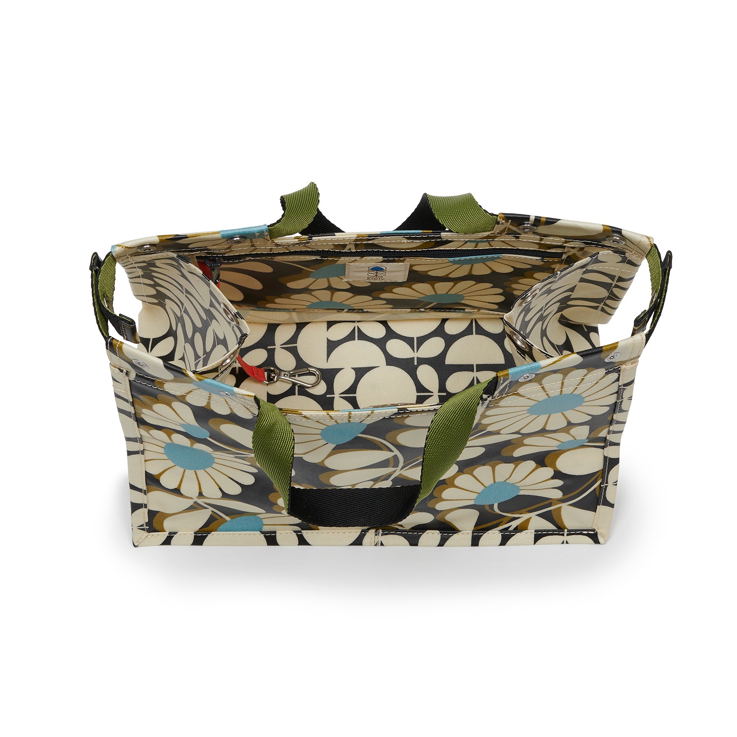 Lillieshall Tote Bag & Kimono Set - Stylish Cotton Canvas Shoulder Bag with Floral Print Kimono Cover-Up - Perfect for Beach, Vacation, and Summer Outfits