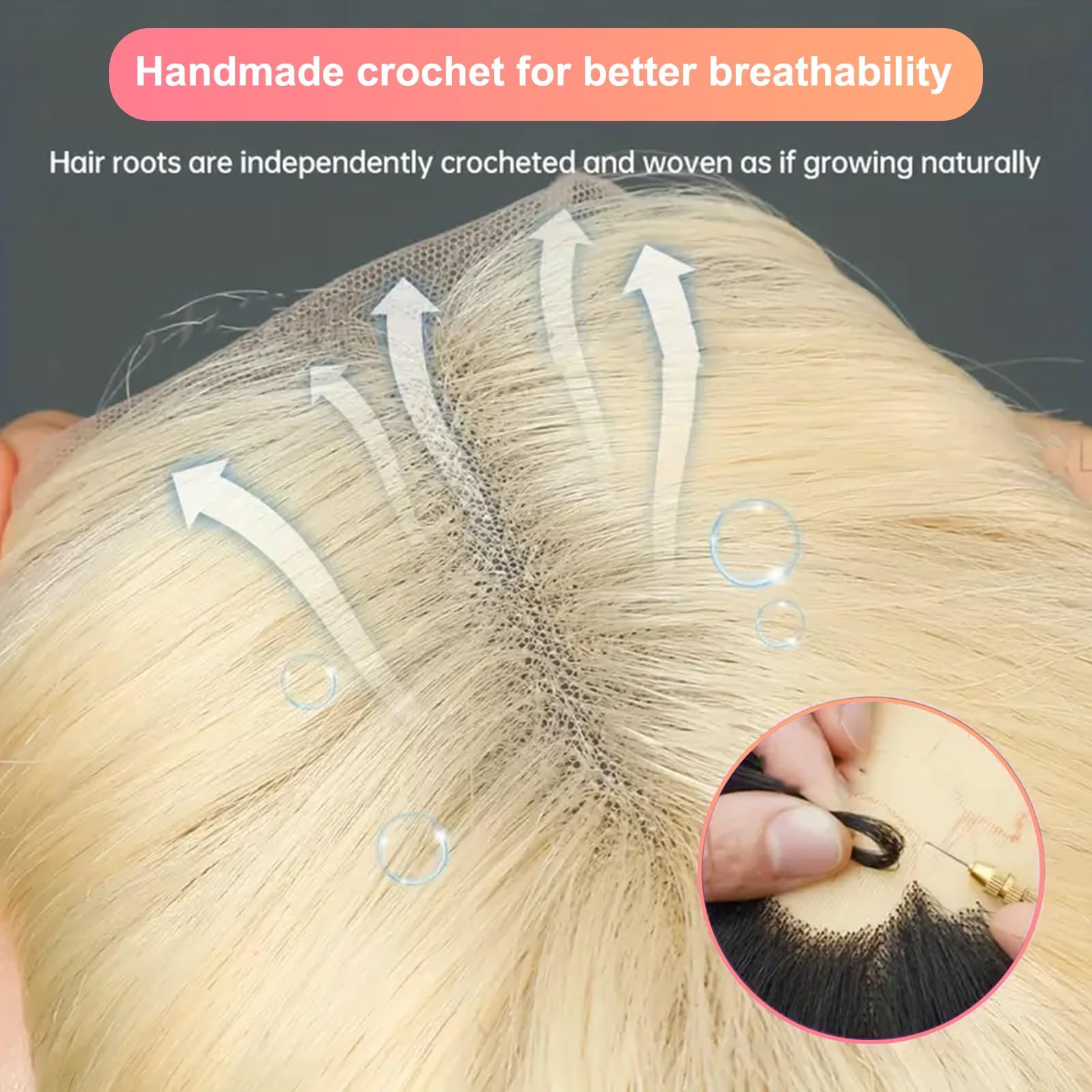 VASILIA 13x6 HD Lace Front Human Hair Wig - 32 Inch Blonde 613 Body Wave Pre-Plucked with Baby Hair | Natural Look for Daily Wear, Cosplay & Special Occasions