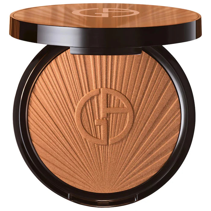Armani Beauty Luminous Silk Creamy Bronzing Powder - Buildable Matte Bronzer for a Sun-Kissed Glow | Perfect for Contouring & Highlighting | Day to Night Makeup Essential