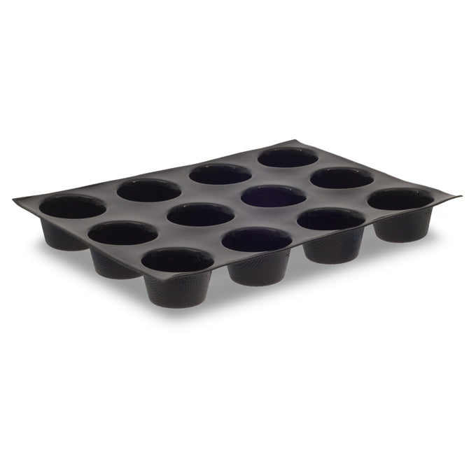 Flexipan Regular Muffin Pan - 12 Cavity Non-Stick Silicone Baking Mold for Cupcakes, Desserts & Meal Prep | Perfect for Home Bakers & Professional Chefs