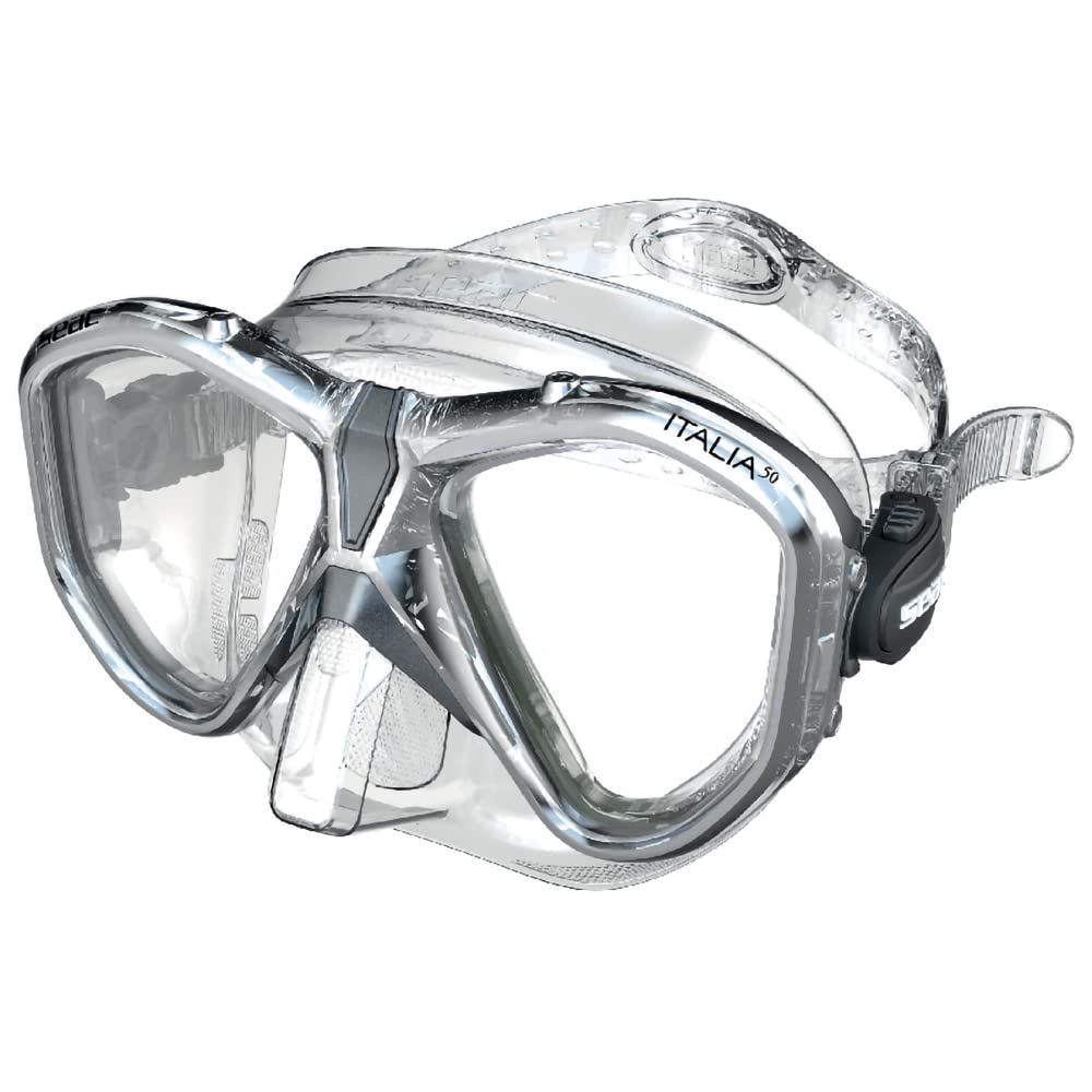 **Seac Italia Professional Diving Mask - High-Quality Snorkeling & Scuba Gear for Underwater Exploration**