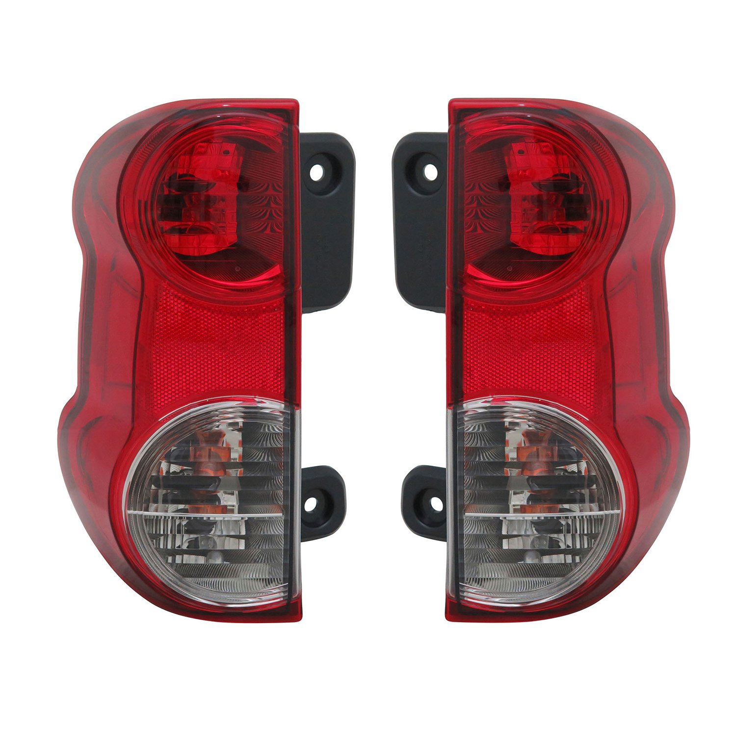RAREELECTRICAL Nissan NV200 2013-2014 Replacement Tail Lights Pair - Compatible with Part Numbers NI2800201, NI2801201, 265503LM0A, 265553LM0A - Perfect for Upgrading or Repairing Your Van's Rear Lighting System