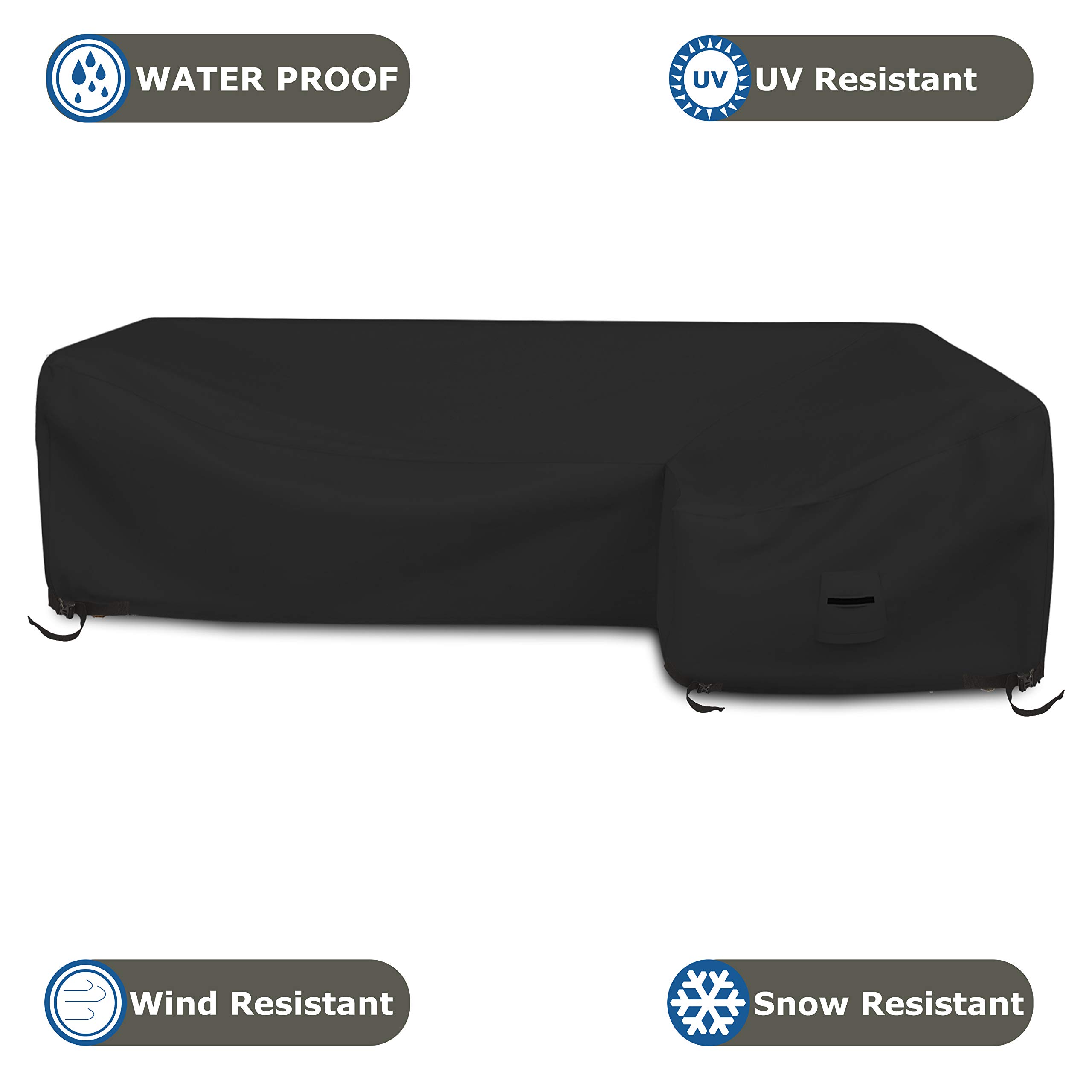 L-Shaped Sectional Sofa Cover - 90
