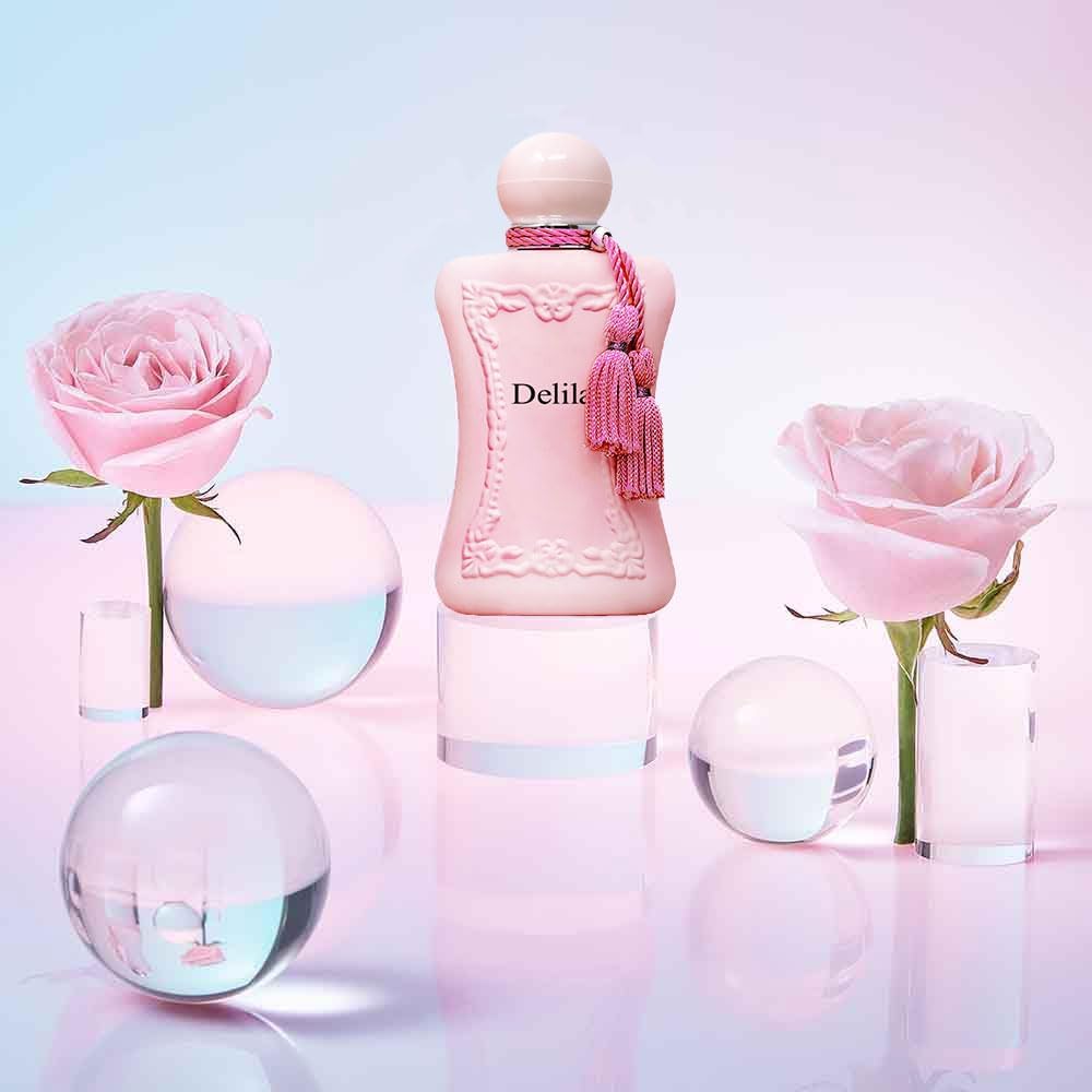 Delilah Women's Perfume - Long Lasting Floral Fragrance Eau de Parfum 100ml with Gift Bag | All-Day Wear for Work, Date Night & Special Occasions