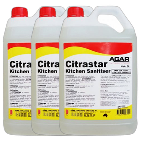 Citrastar Agar Food Safe Sanitiser - NSF Certified Freezer & Cool Room Disinfectant | Ideal for Commercial Kitchens & Food Storage Areas