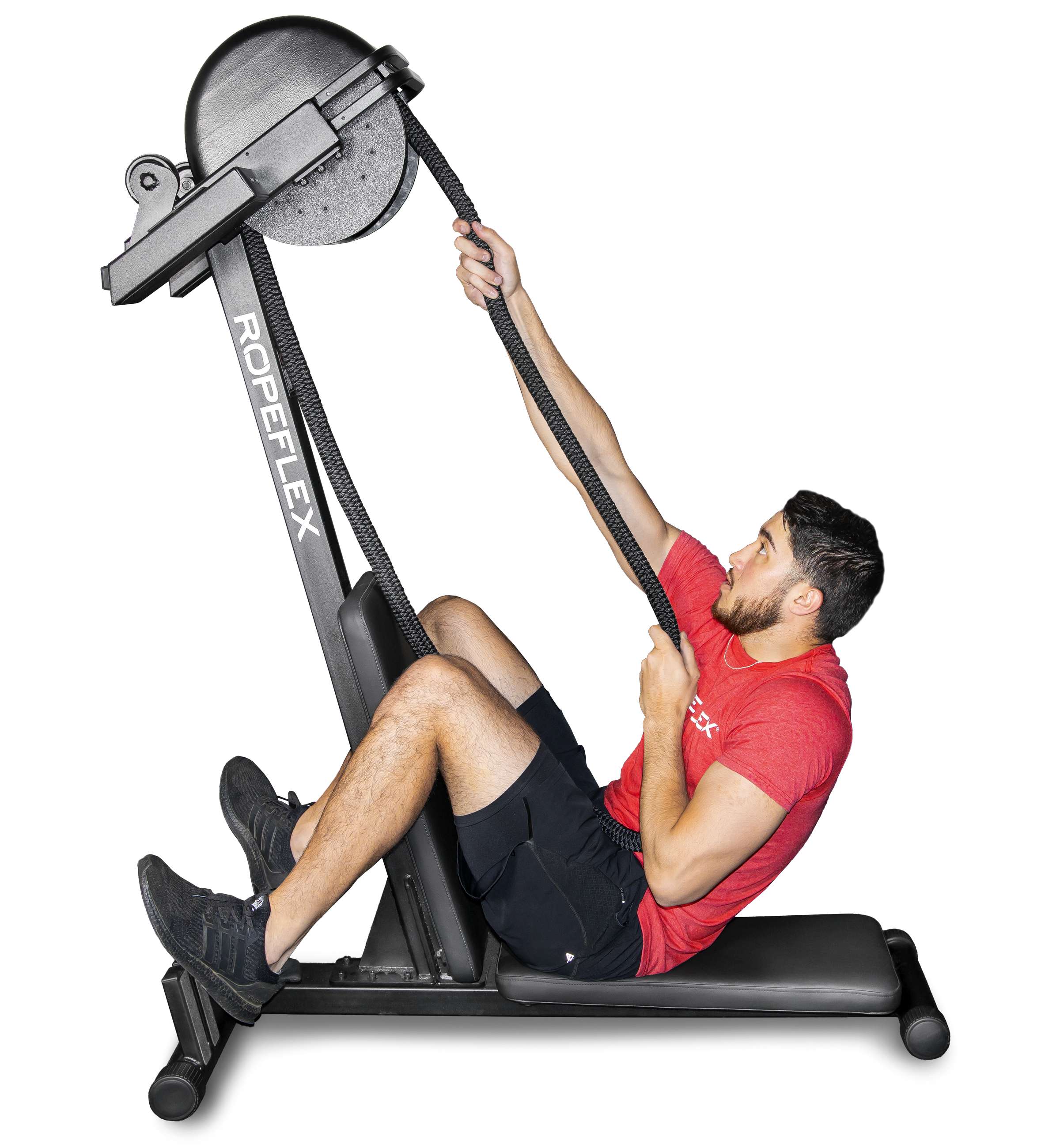 Ropeflex RX2300 Dual Position Rope Pulling Machine - Heavy Duty Fitness Equipment for Home & Gym Workouts - Perfect for Strength Training, CrossFit, and Functional Fitness