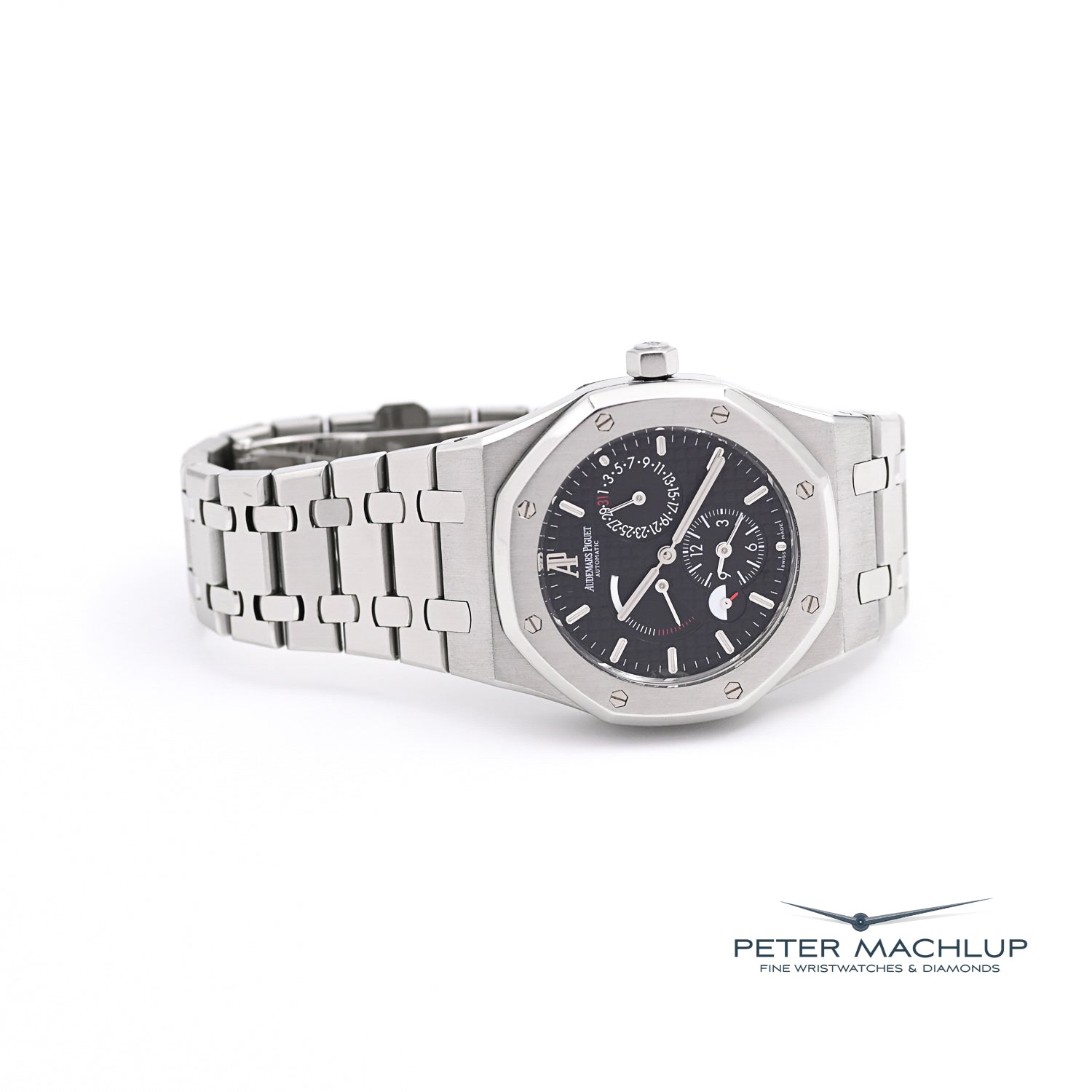 Audemars Piguet Royal Oak Offshore Automatic Dual Time Power Reserve Men's Luxury Watch - Perfect for Business Travel & Formal Occasions