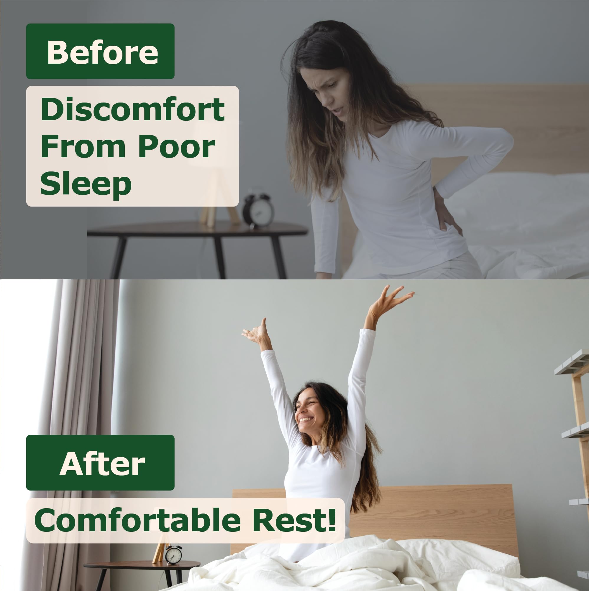 **ECOHomes Non-Slip Mattress Gripper Pad - Queen Size, Anti-Slip Grip Pads for Mattress, Topper, Couch, Sofa & Patio Furniture - Keep Mattress & Cushions Secure & Slip-Free for Better Sleep & Comfort**