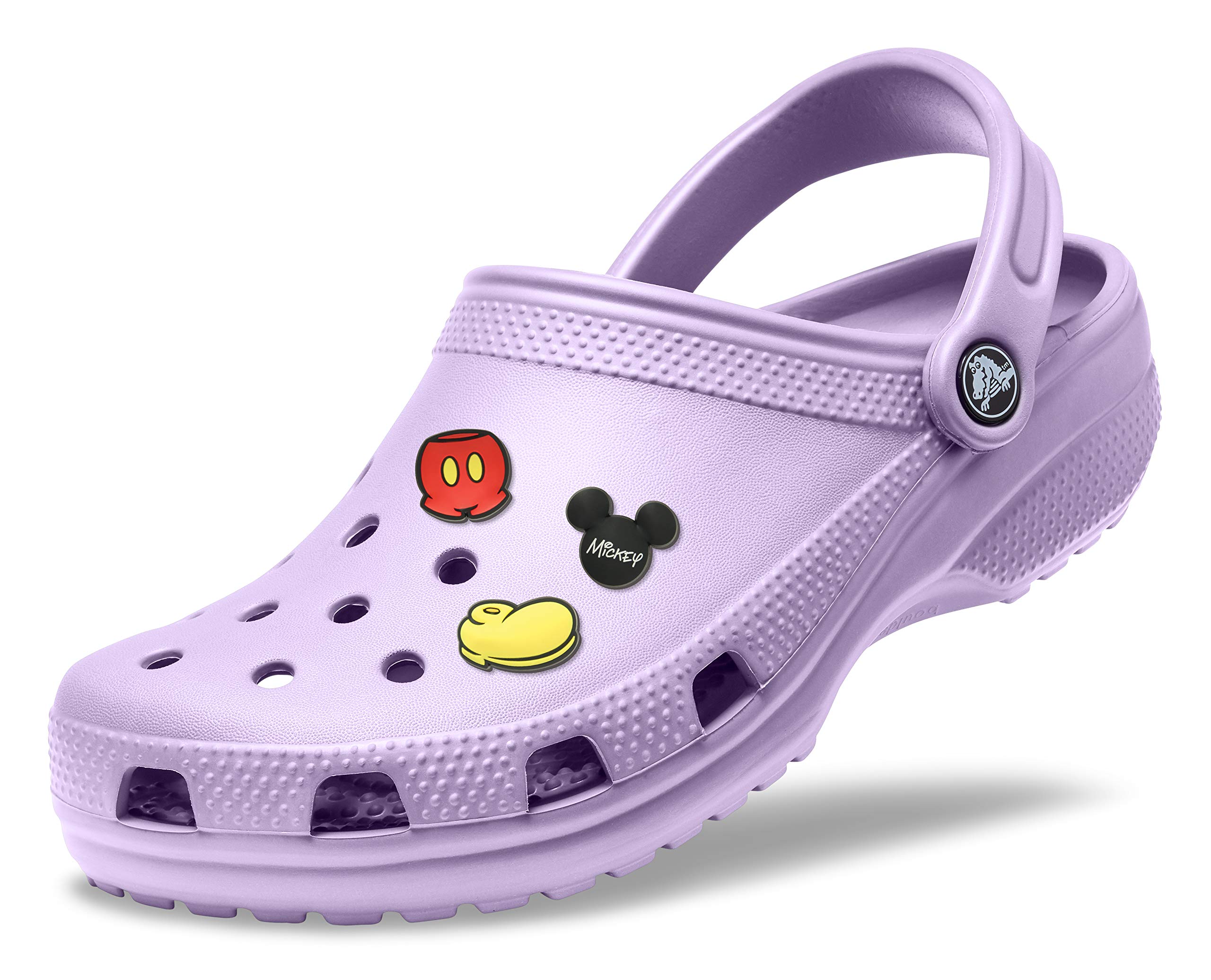 **Crocs Classic Clog for Men & Women - Comfortable Slip-On Shoes with 3-Pack Jibbitz Charms - Perfect for Casual Wear, Work, and Outdoor Activities**