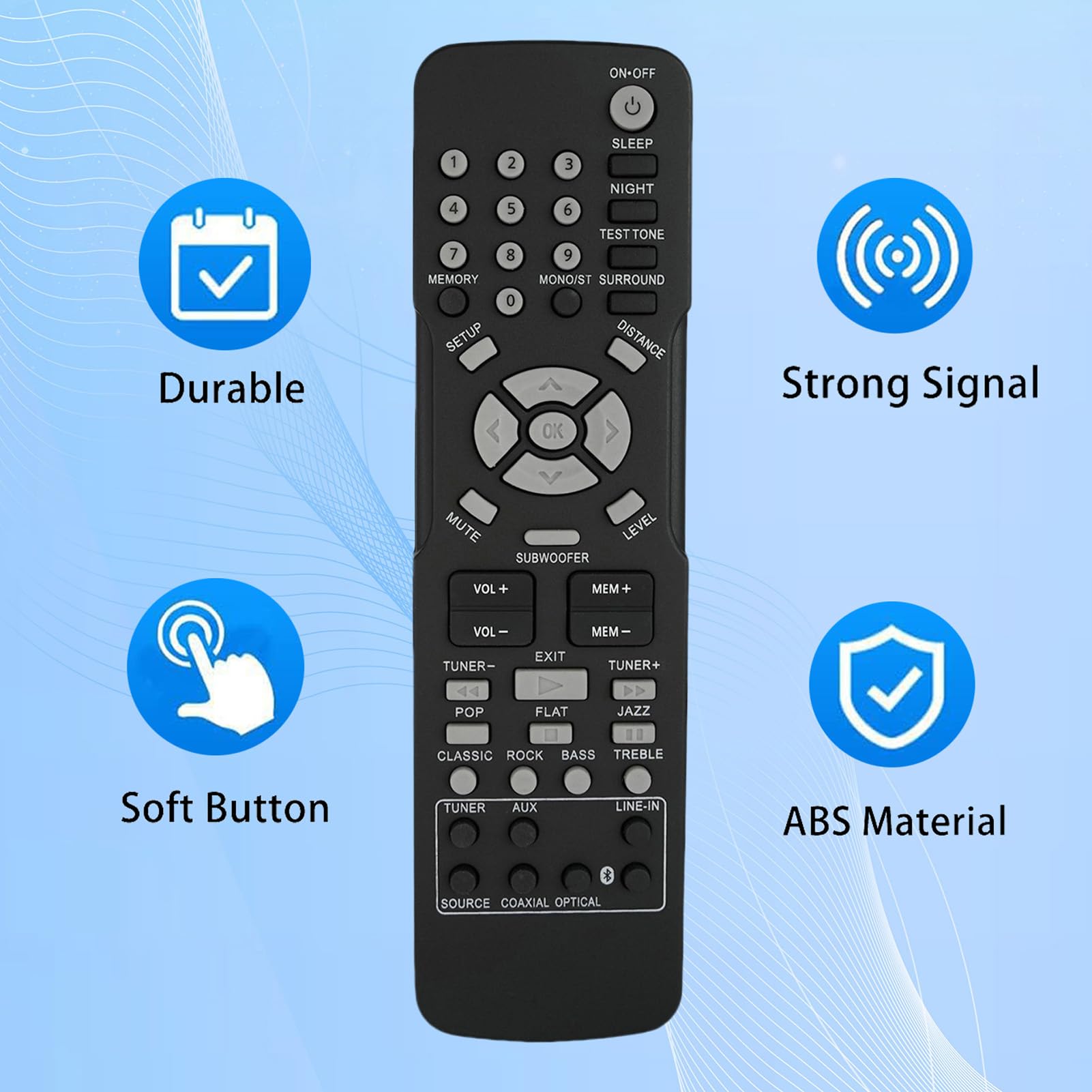 Original RCA RT2760 RT2770 RT2870 RT2870A RT2906 RCR192AB2 RT2781H RT2780R RT2910 RT2911 DVD Home Theater System Replacement Remote Control - Perfect for Home Entertainment Setup & Easy Operation