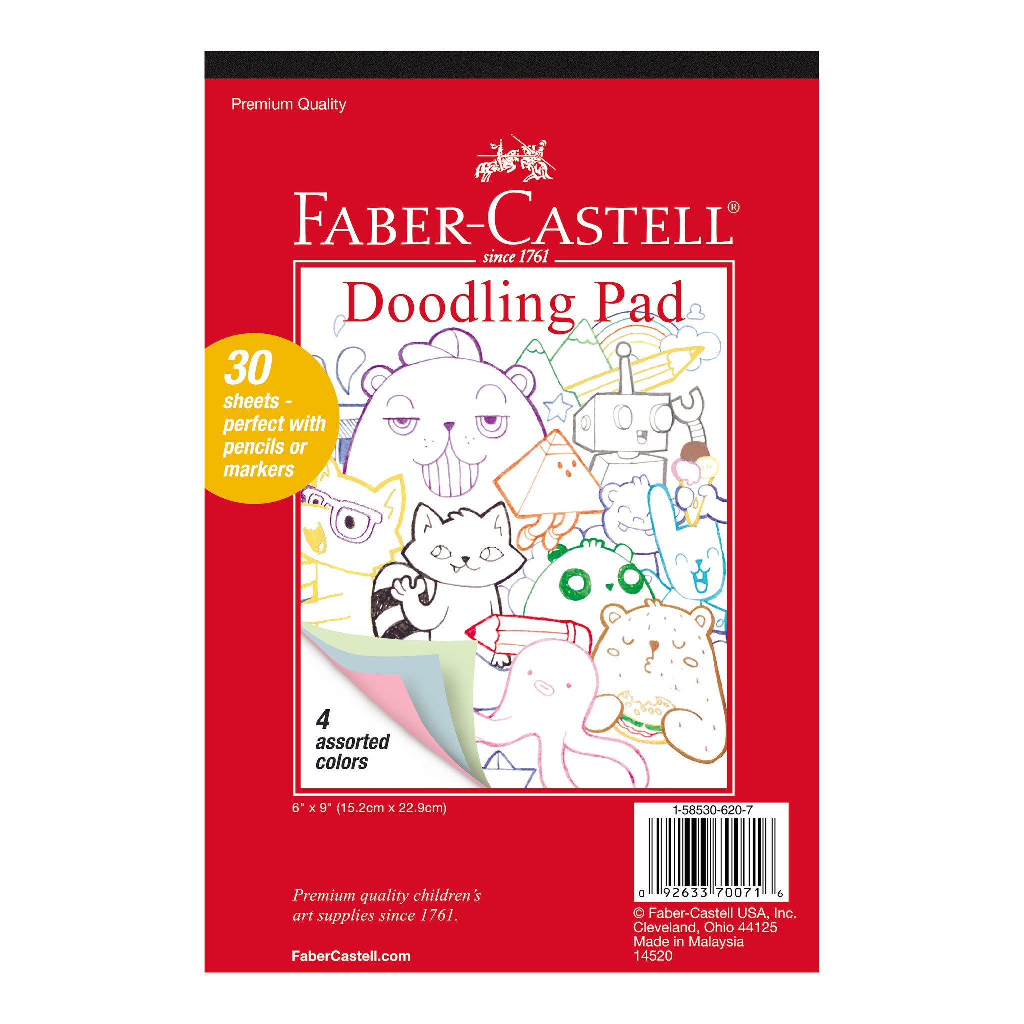 Doodling Pad #14520 - Reusable Drawing Board for Kids & Adults - Perfect for Sketching, Writing & Learning at Home, School or Office