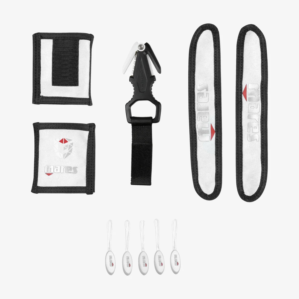 Mares Grace & Guardian Color Kit with Titanium Line Cutter - Scuba Diving Gear for Underwater Safety & Style