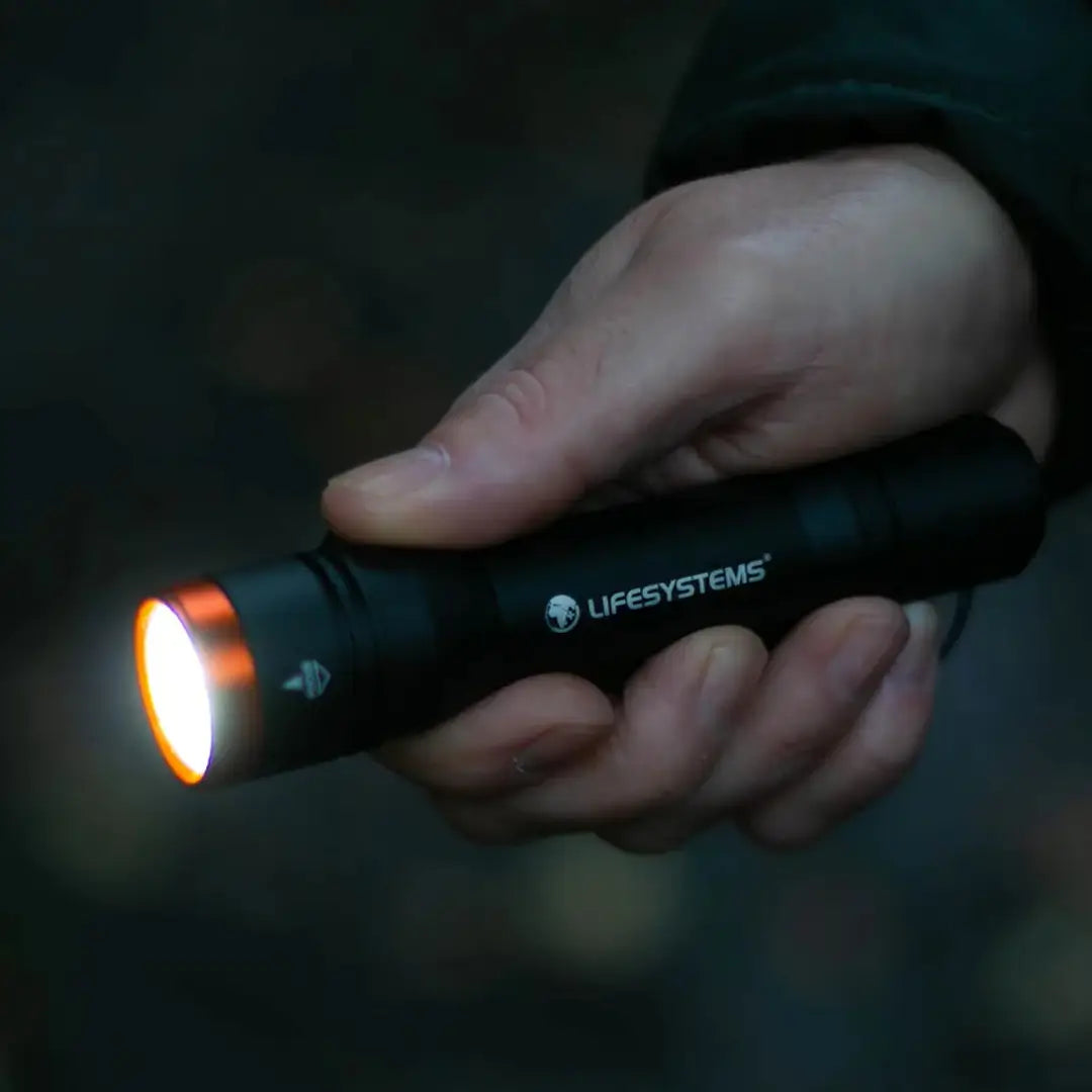 Lifesystems Intensity 545 Lumen Rechargeable LED Flashlight - Bright Waterproof Camping Light for Hiking, Emergency & Outdoor Adventures