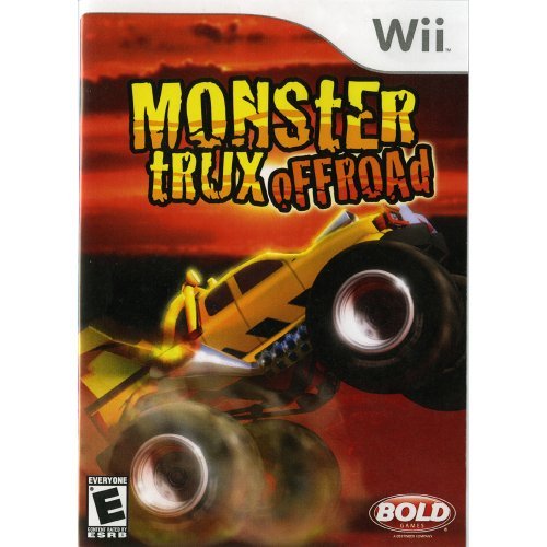 Monster Trux Offroad - Nintendo Wii (Renewed) | Off-Road Racing Game for Kids & Adults | Perfect for Family Game Night & Adventure Lovers
