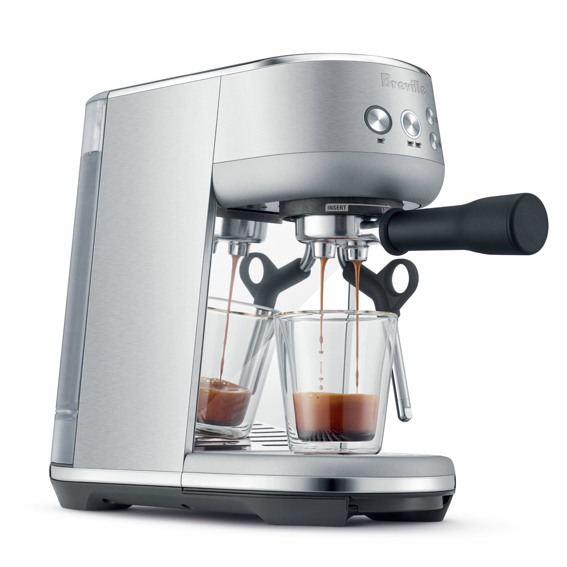 Breville Bambino BES450BSS1BUS1 Espresso Machine - Compact & Fast for Home Barista Coffee Lovers | Perfect for Small Kitchens & Office Use