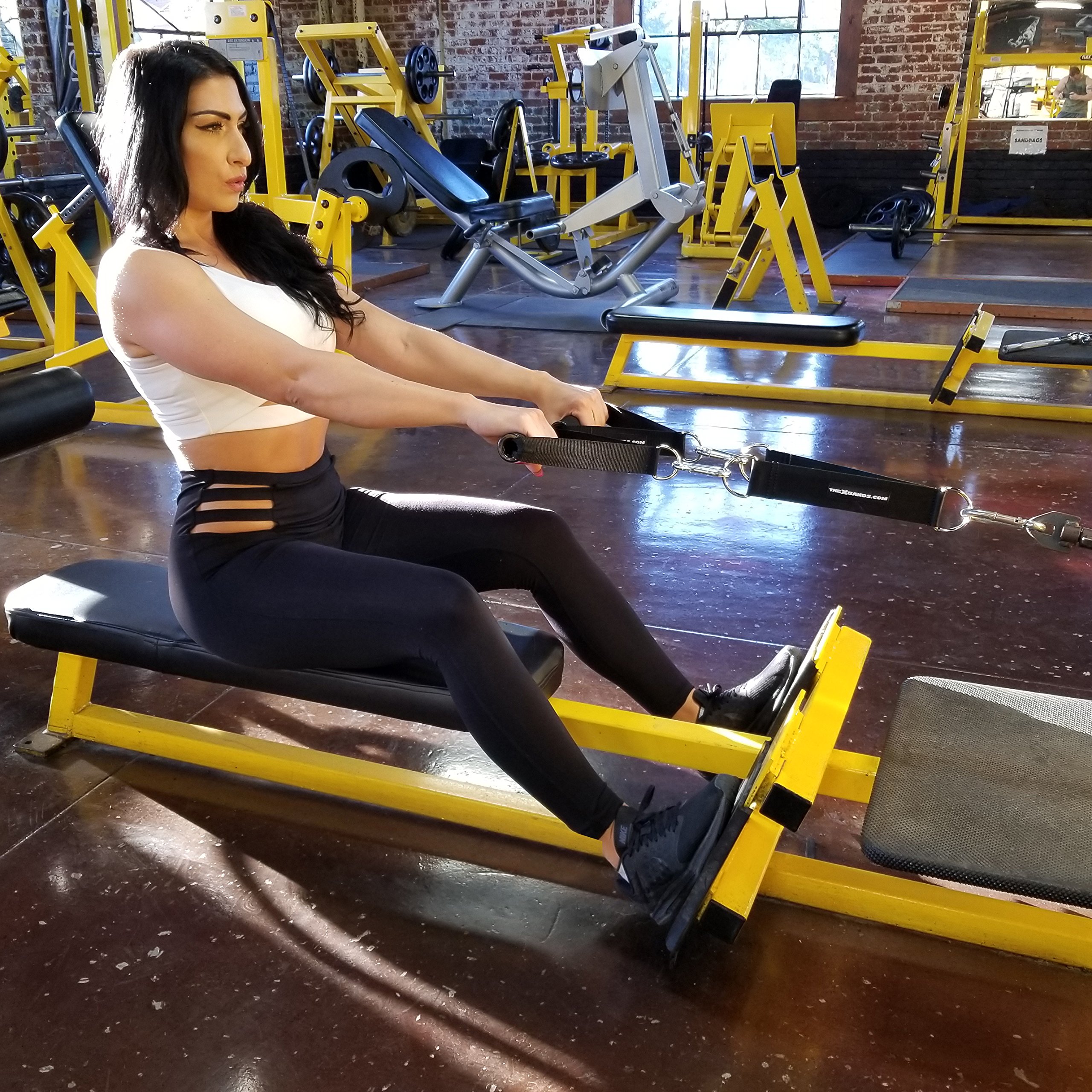 The x Bands - Premium Cable Attachments for Gym & Home Workouts - Durable Fitness Equipment Accessories - Compatible with Cable Machines & Crossfit Training - Perfect for Strength Training, Functional Fitness & Home Gym Workouts