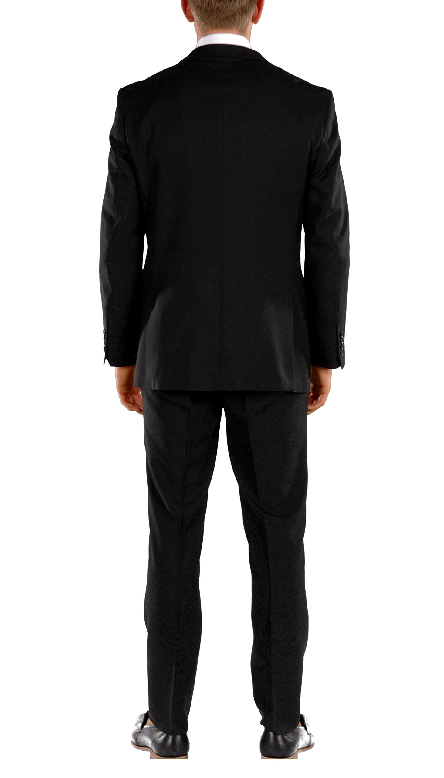 Men's 3 Piece Suit Set with Notch Lapel - Formal Blazer Jacket, Dress Pants & Vest for Business, Wedding & Special Occasions