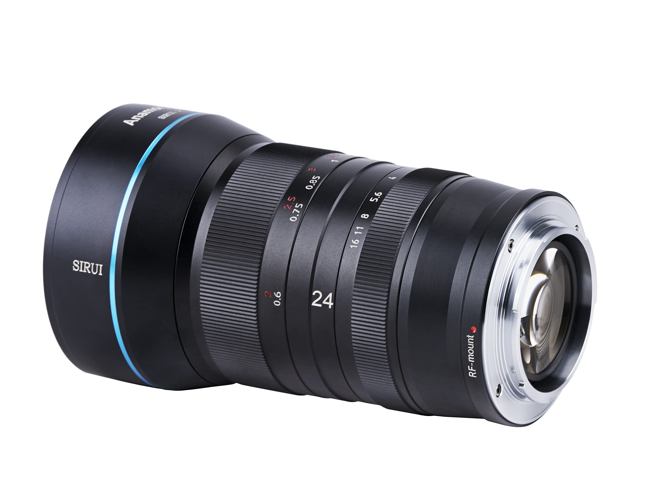 SIRUI 24mm S35 Anamorphic Cinema Lens F2.8 1.33X for Canon RF Mount - Wide Angle Prime Lens for Filmmaking, Vlogging & Cinematic Video Production