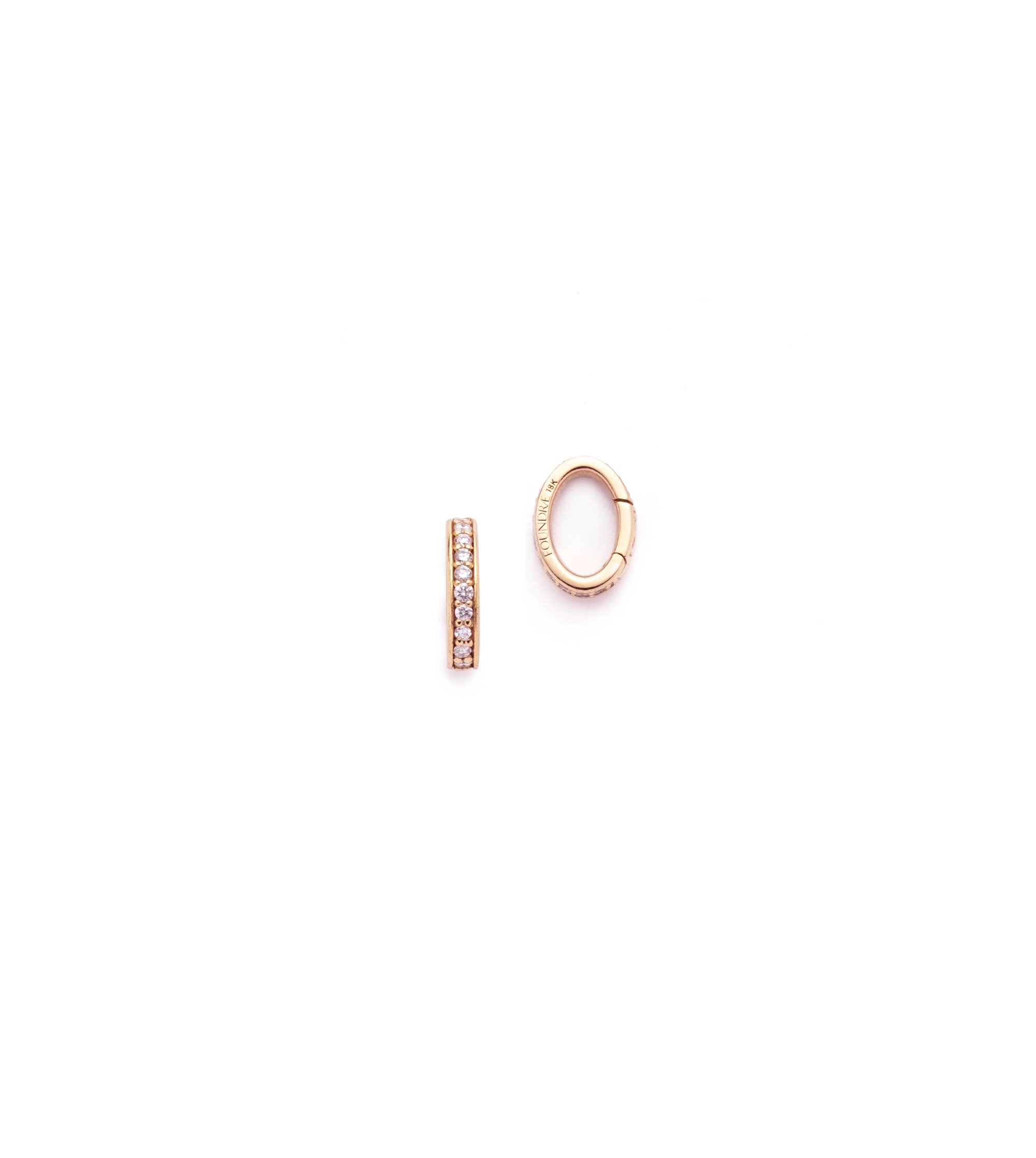 Pave Annex Link Rose Gold Necklace for Women - Elegant Layering Jewelry for Daily Wear, Date Night & Special Occasions