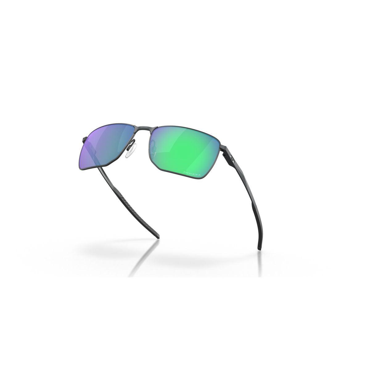 Oakley Ejector Sunglasses Satin Light Steel Frame with Prizm Jade Lenses - Model 0OO4142 414213 | UV Protection for Outdoor Sports & Driving