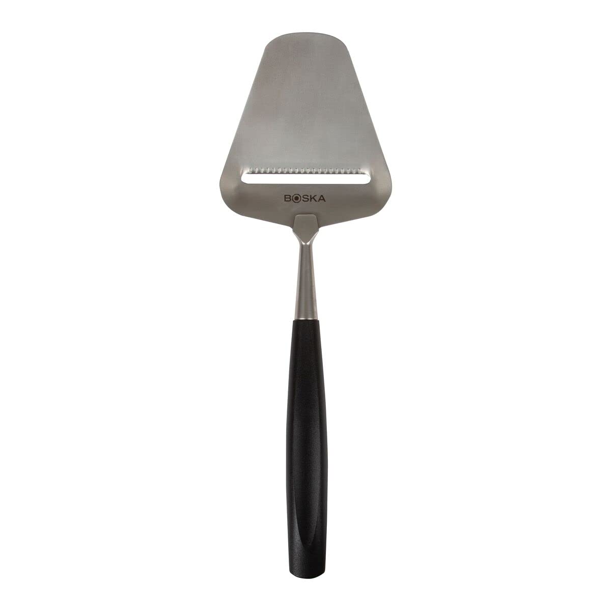 Boska Stainless Steel Cheese Slicer - Multi-Functional Handheld Cheese Cutter for Hard & Soft Cheeses - Non-Stick Silver Kitchen Tool - Dishwasher Safe - Perfect for Charcuterie Boards, Sandwiches & Cooking