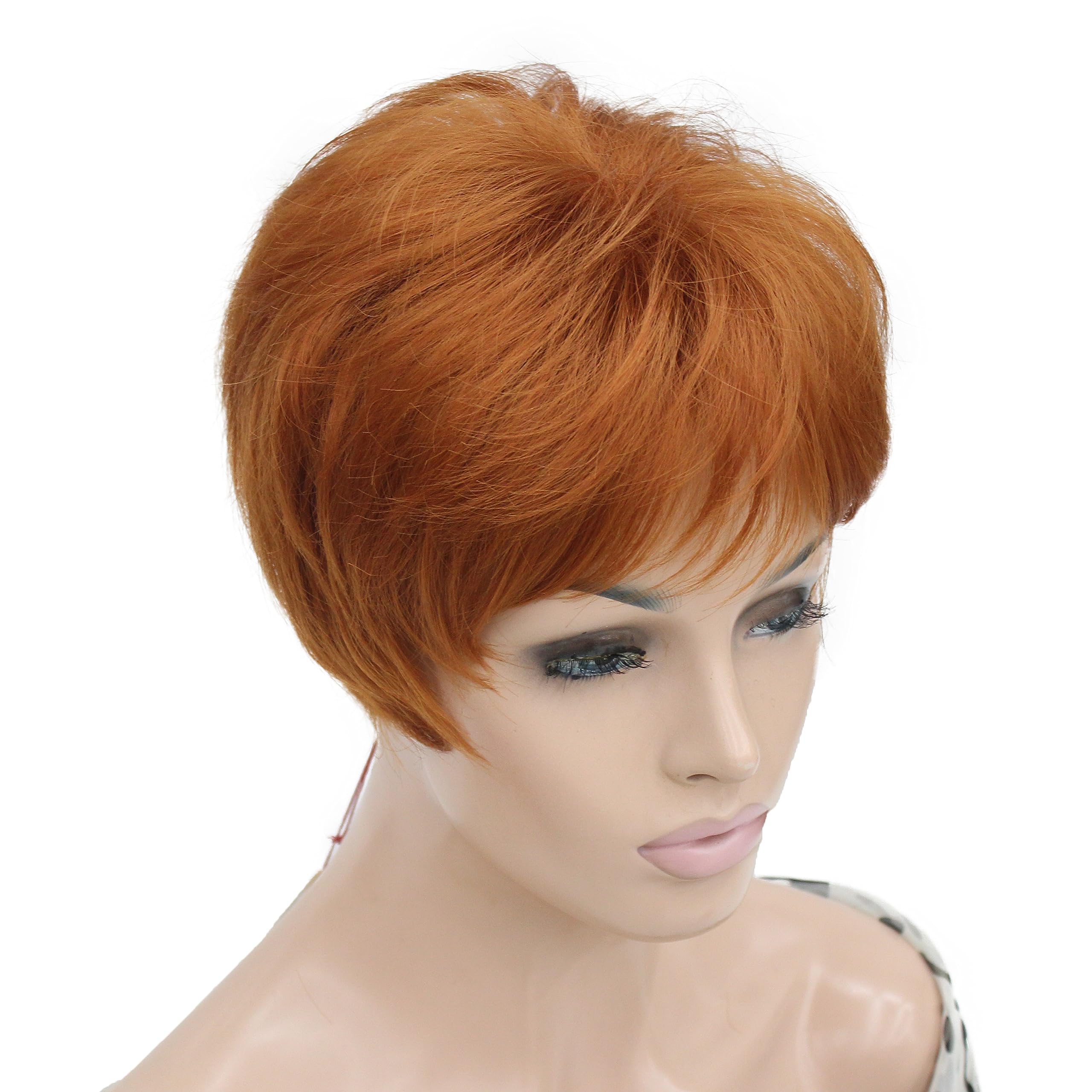 Heat Resistant Short Layered Synthetic Wig for Women - Perfect for Cosplay, Daily Wear & Styling