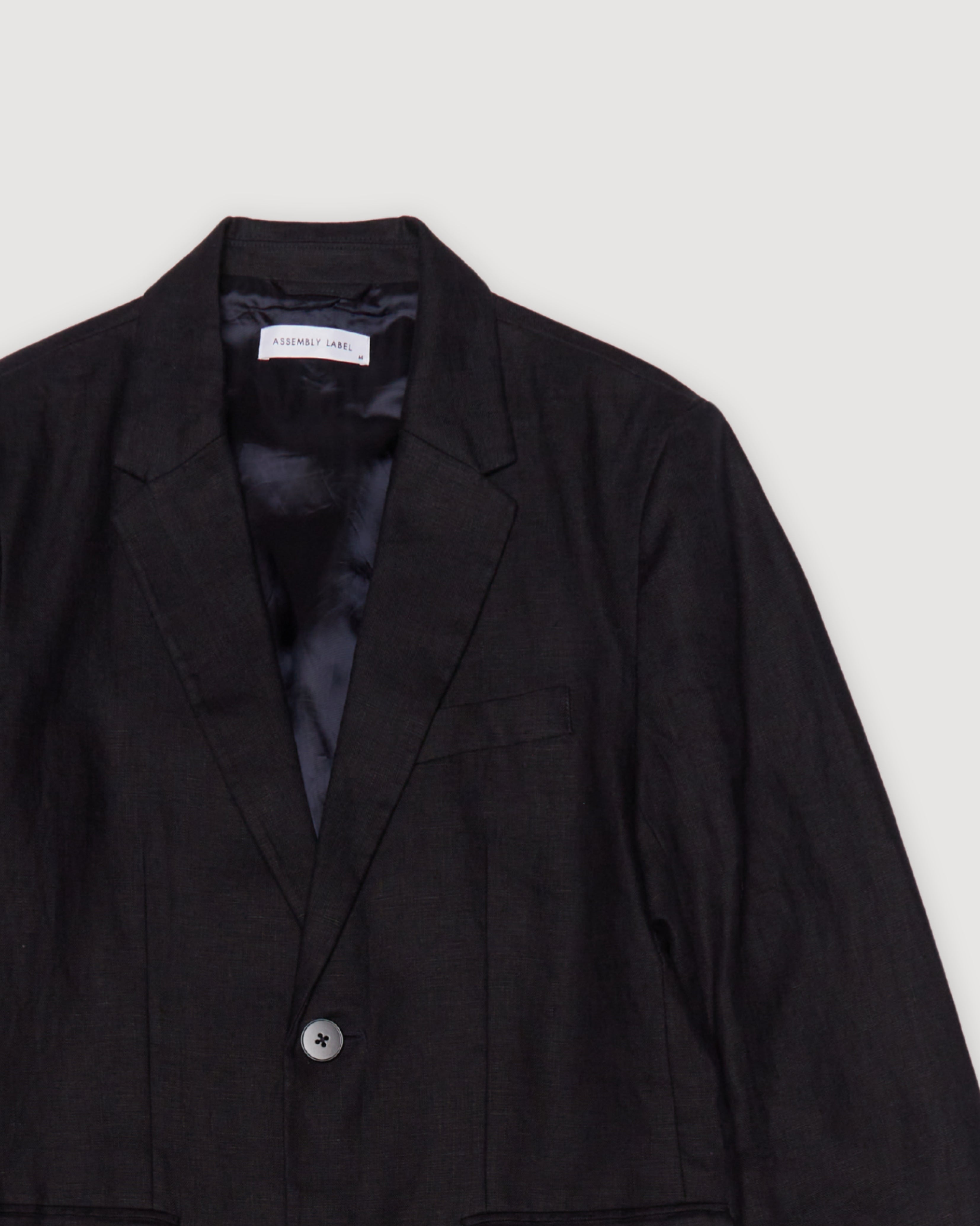 Re Worn Linen Jacket for Women - Lightweight Breathable Summer Blazer - Perfect for Beach Cover-Up, Travel & Casual Outfits