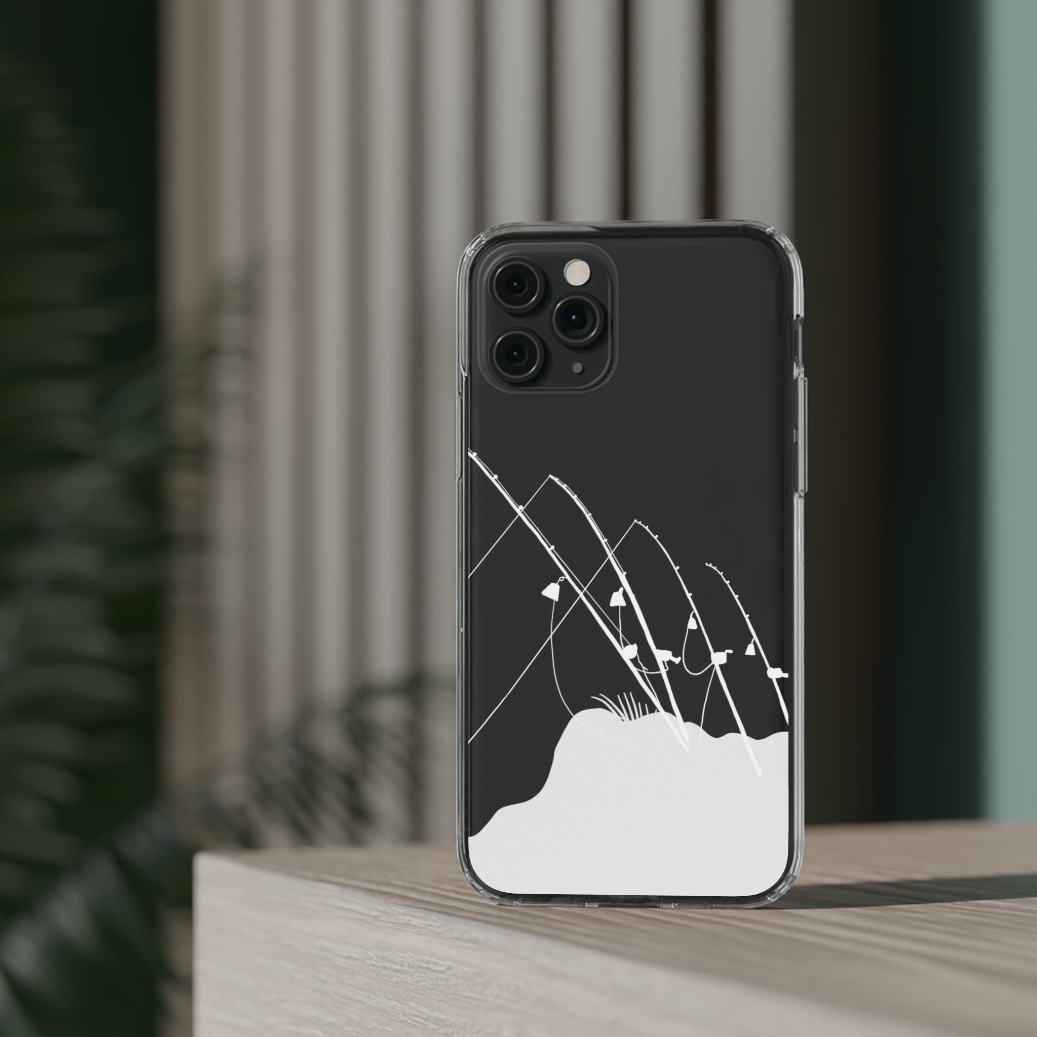 Gone Fishing Clear Phone Case - Durable Protective Cover for iPhone & Samsung - Perfect for Outdoor Activities, Fishing Trips & Daily Use