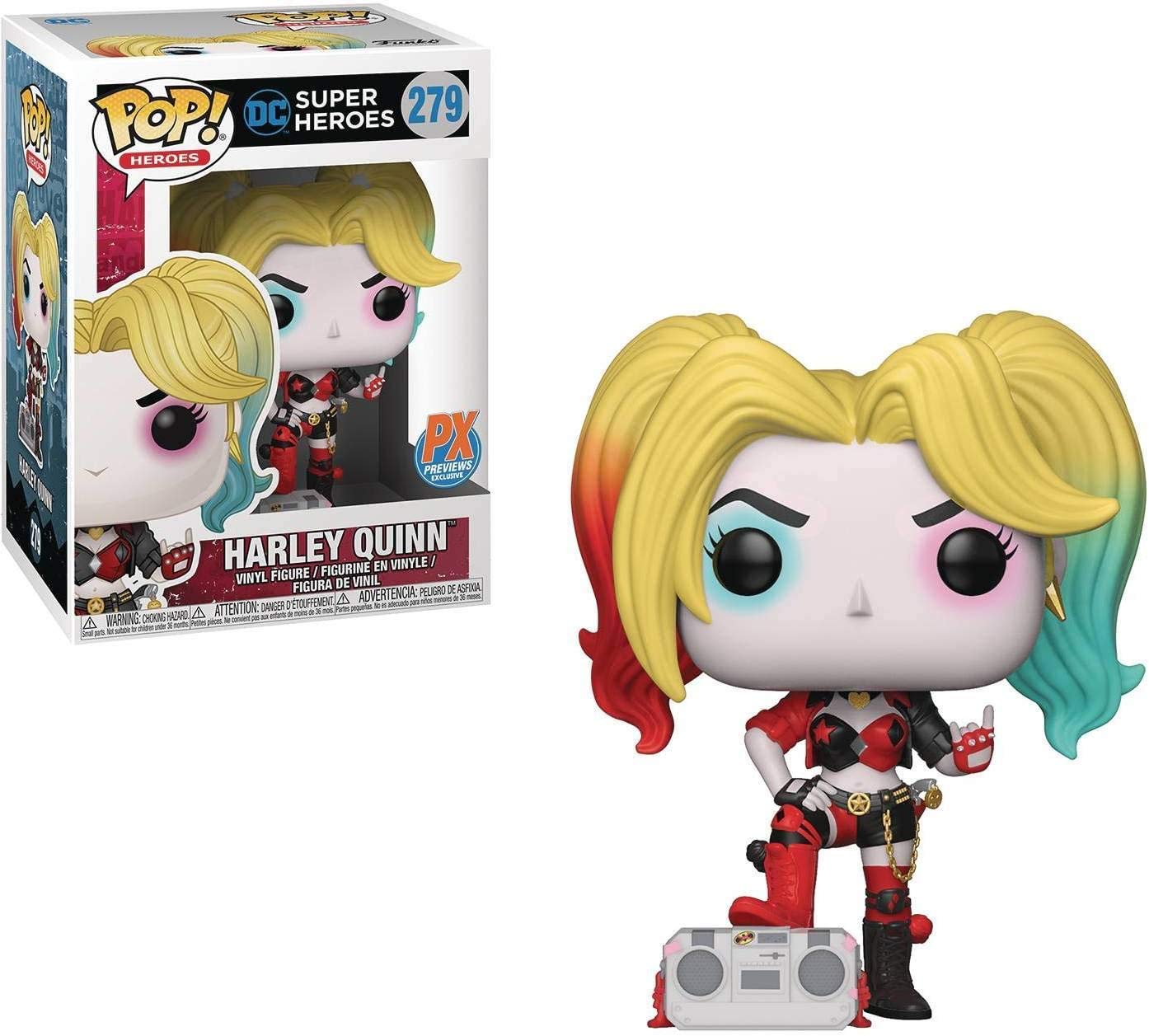 Funko Pop! DC Comics Harley Quinn with Boombox Exclusive Vinyl Figure 3.75