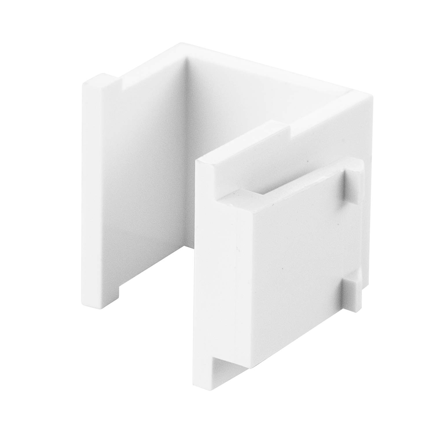 20-Pack Blank Keystone Jack Inserts for Network & AV Setup