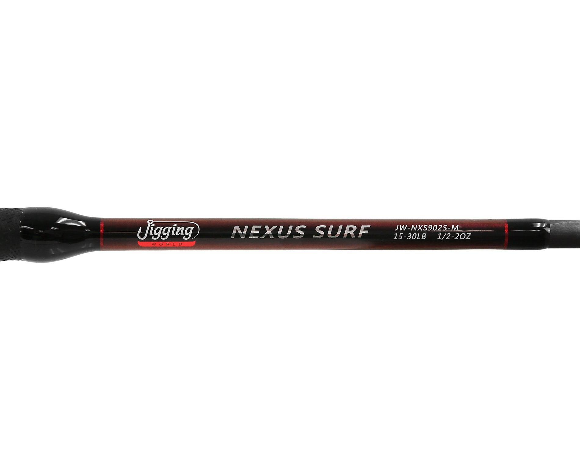 Jigging World Nexus Surf Spinning Rod - Premium Saltwater Fishing Rod for Surf Casting & Shore Fishing | Perfect for Beach, Pier & Jetty Angling
