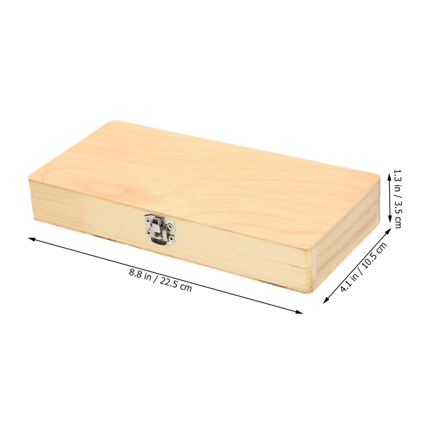 Healvian 5-Piece Slide Storage Box Set - Stainless Steel & Wooden Microscope Slide Organizer with Slide-Out Bins - Perfect for Lab, Classroom, and Home Science Experiments
